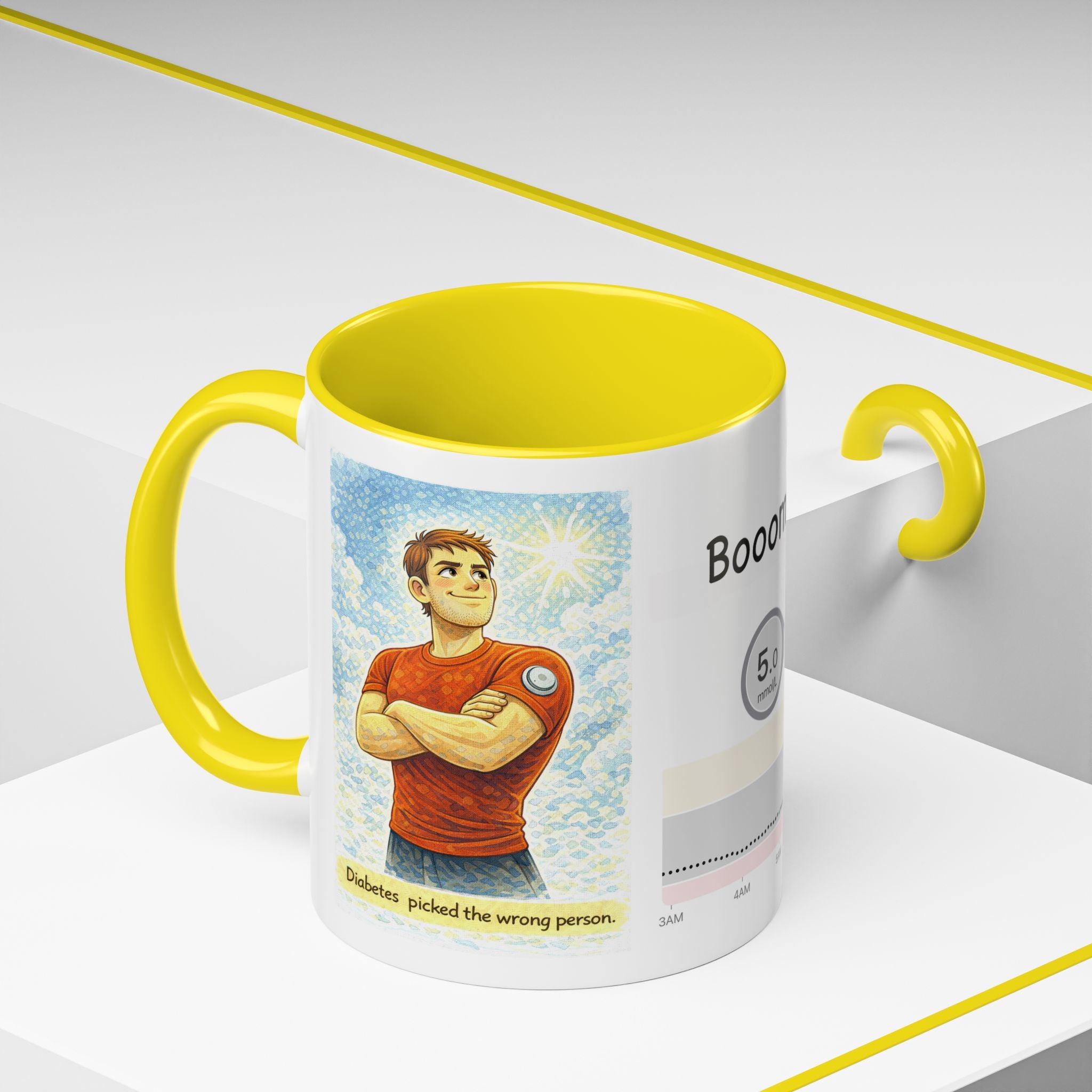 “Diabetes Picked the Wrong Person” Inspirational Mug – Perfect Gift for Diabetics