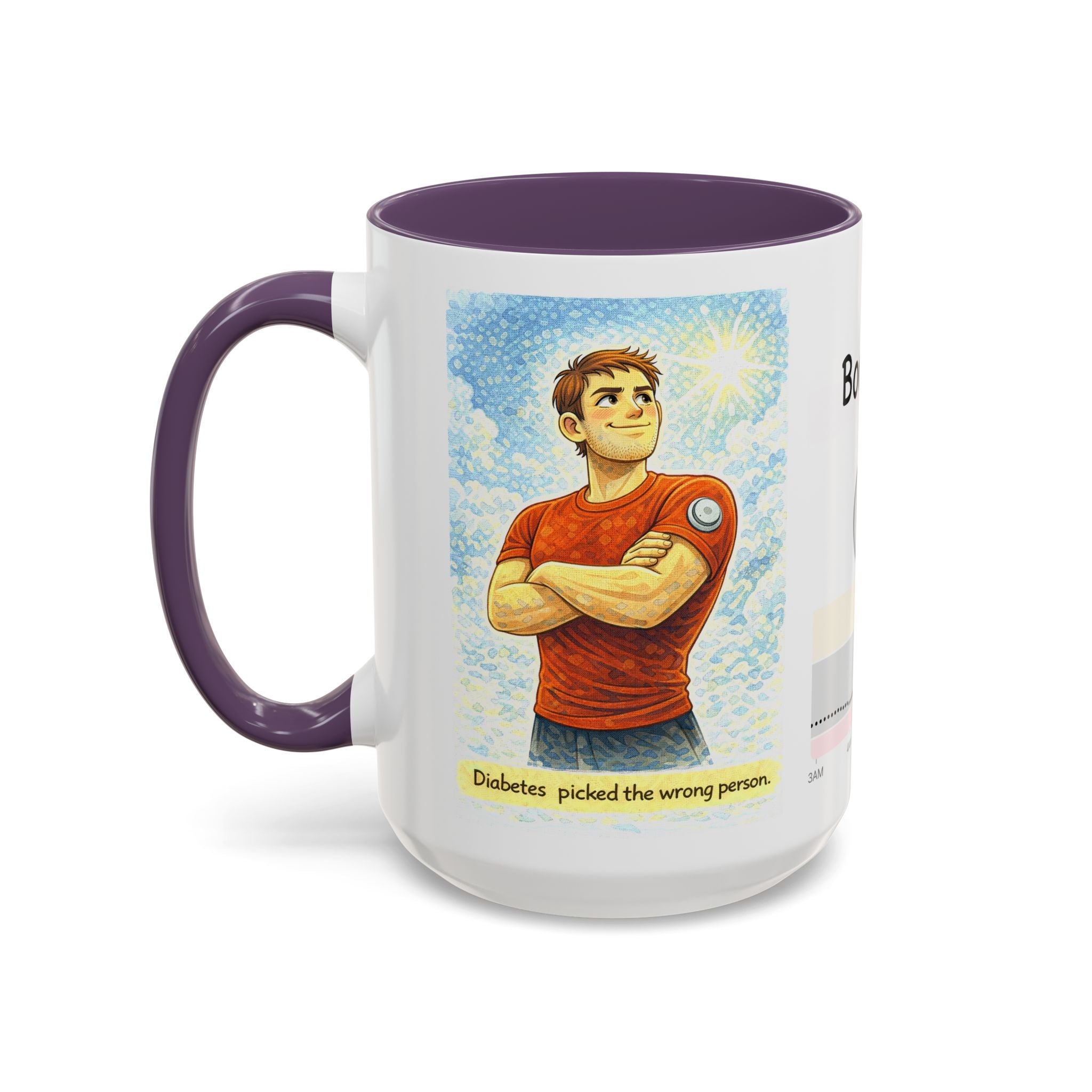 “Diabetes Picked the Wrong Person” Inspirational Mug – Perfect Gift for Diabetics
