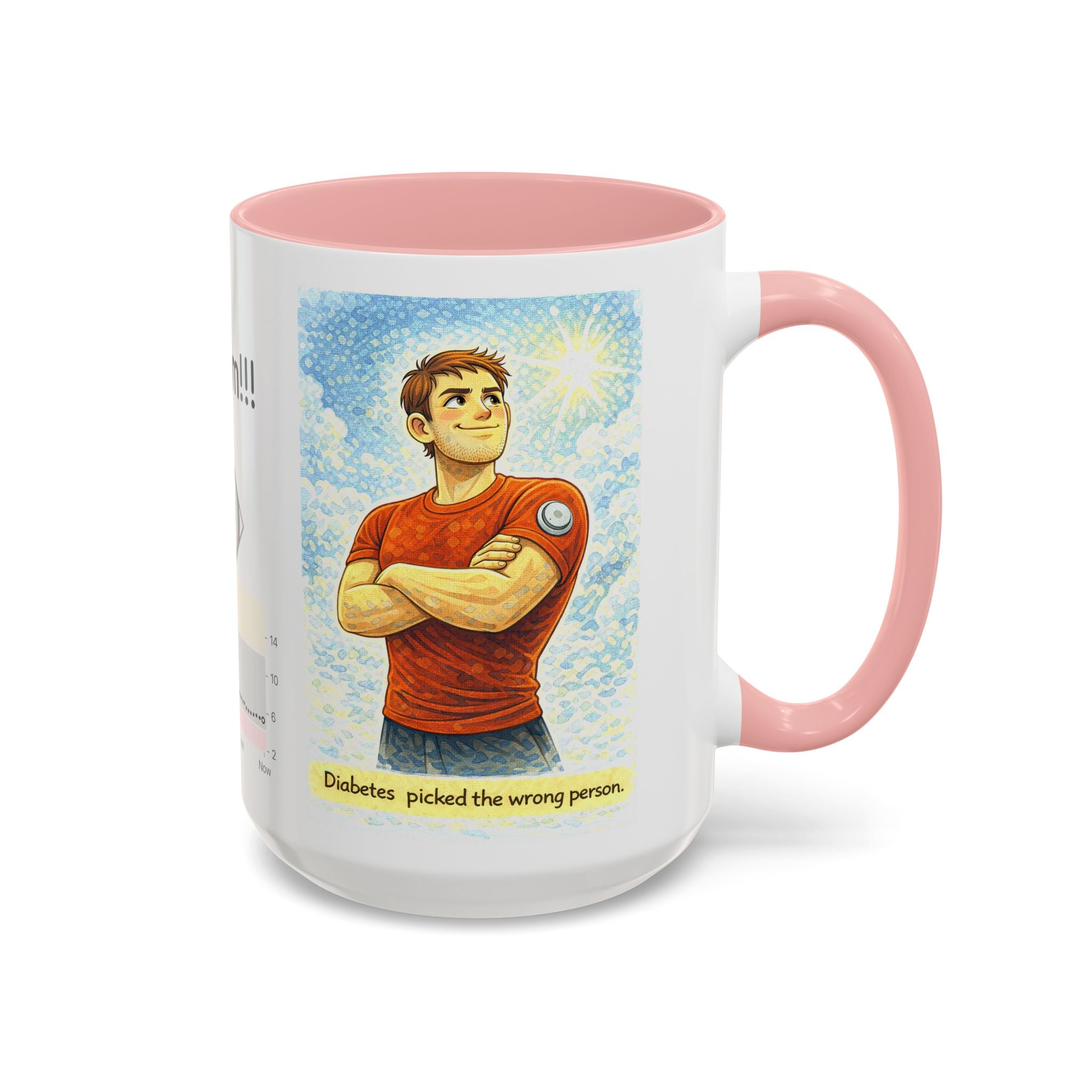 “Diabetes Picked the Wrong Person” Inspirational Mug – Perfect Gift for Diabetics