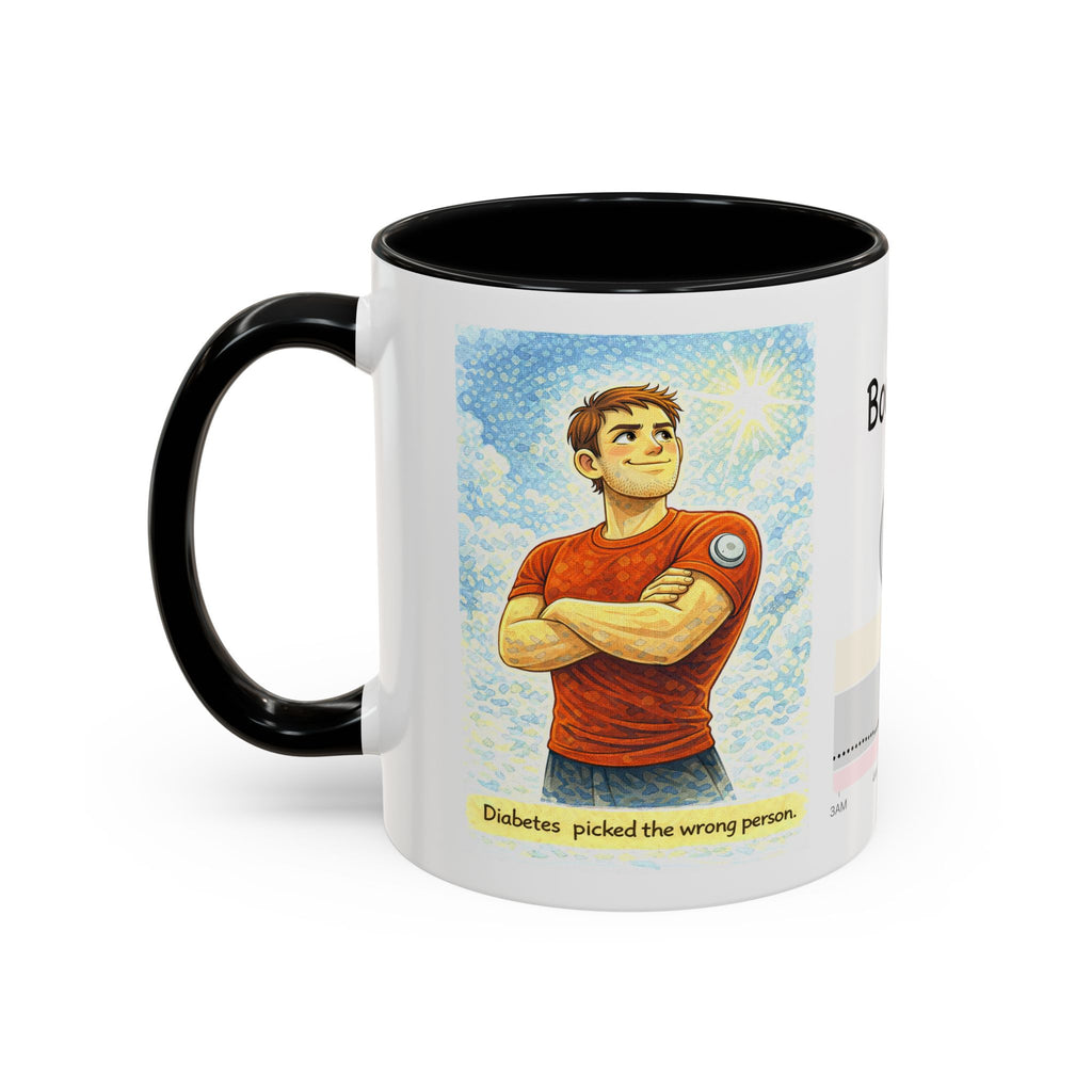 “Diabetes Picked the Wrong Person” Inspirational Mug – Perfect Gift for Diabetics