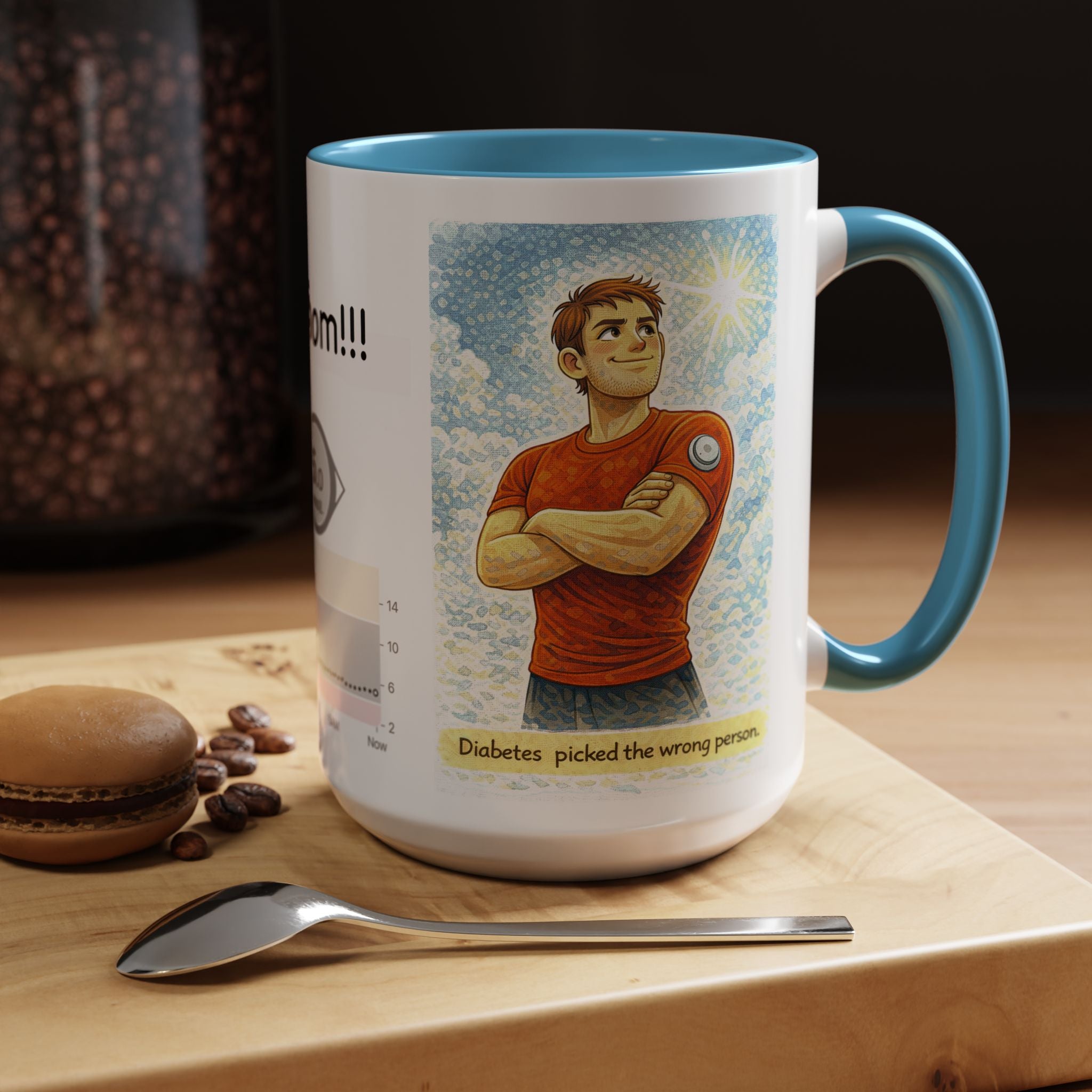 “Diabetes Picked the Wrong Person” Inspirational Mug – Perfect Gift for Diabetics