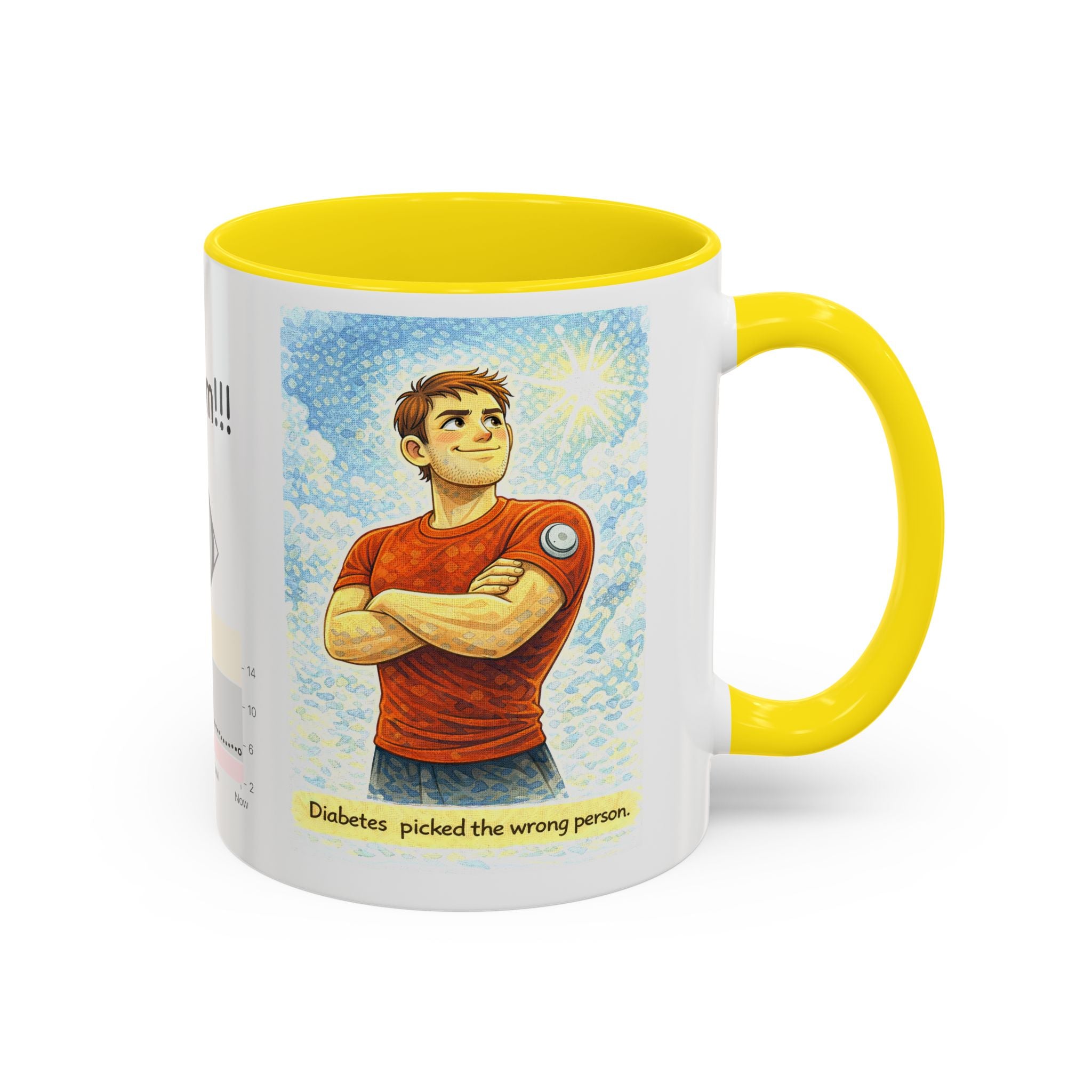 “Diabetes Picked the Wrong Person” Inspirational Mug – Perfect Gift for Diabetics