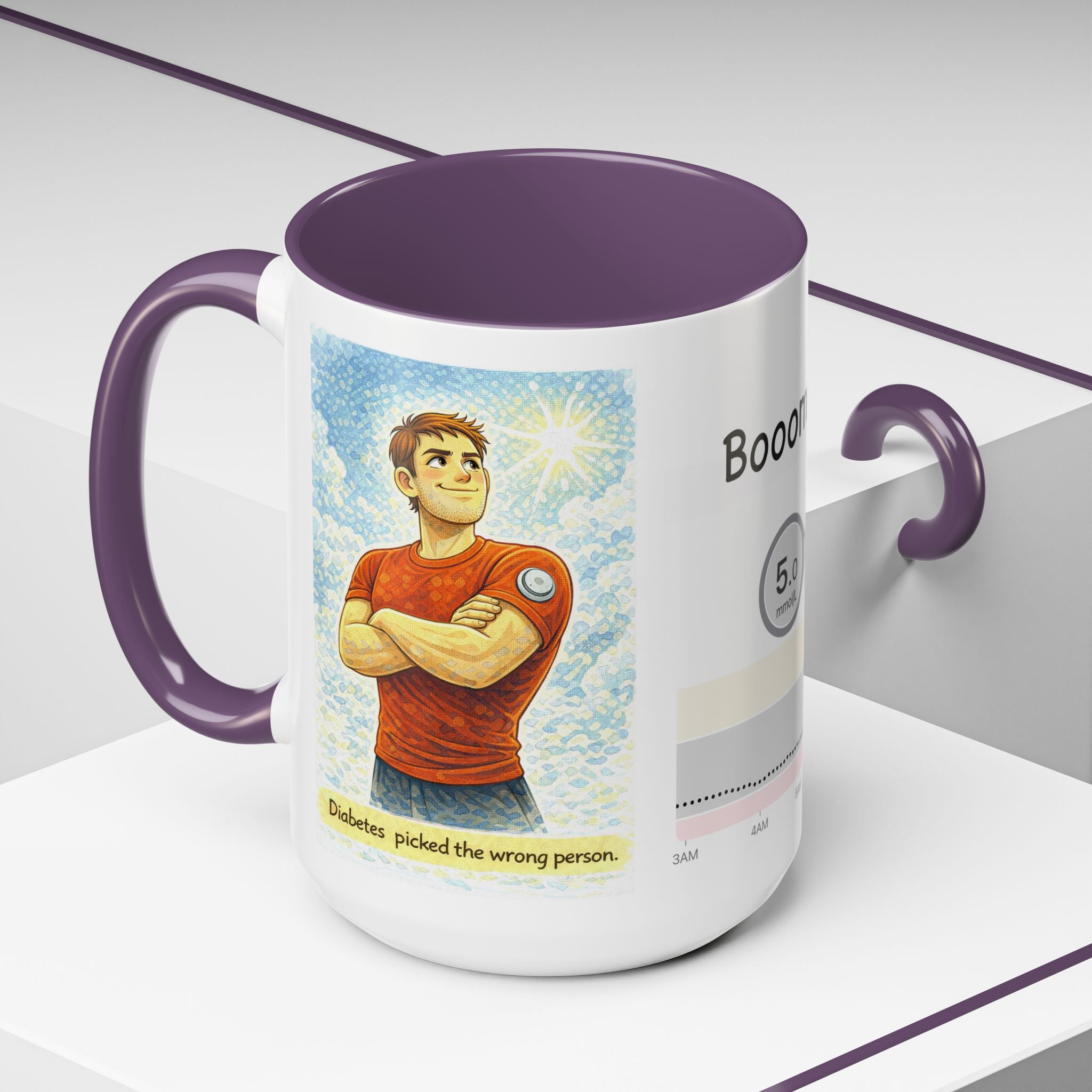 “Diabetes Picked the Wrong Person” Inspirational Mug – Perfect Gift for Diabetics