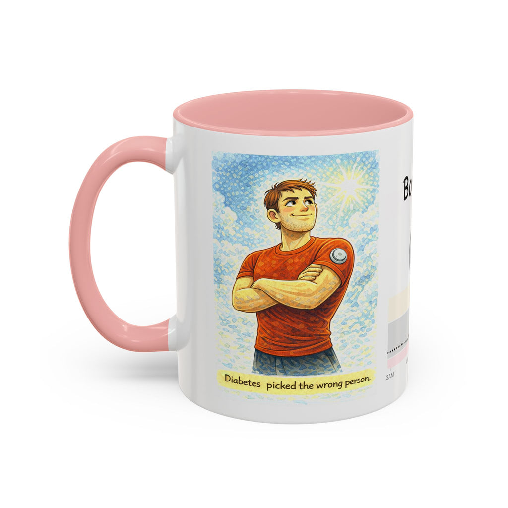 “Diabetes Picked the Wrong Person” Inspirational Mug – Perfect Gift for Diabetics