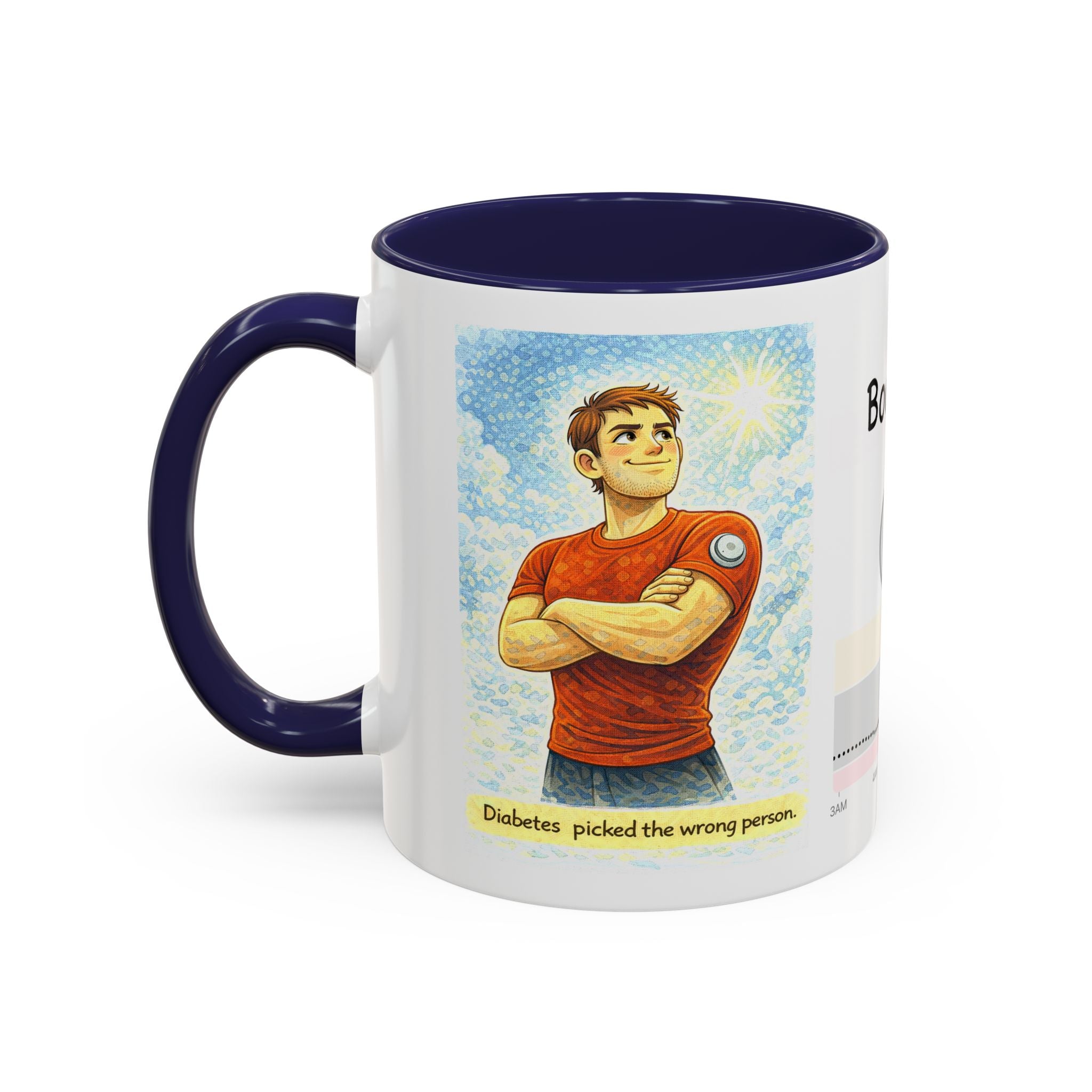 “Diabetes Picked the Wrong Person” Inspirational Mug – Perfect Gift for Diabetics