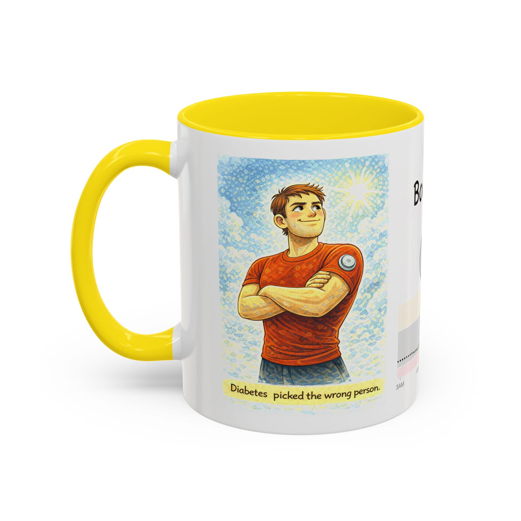 “Diabetes Picked the Wrong Person” Inspirational Mug – Perfect Gift for Diabetics