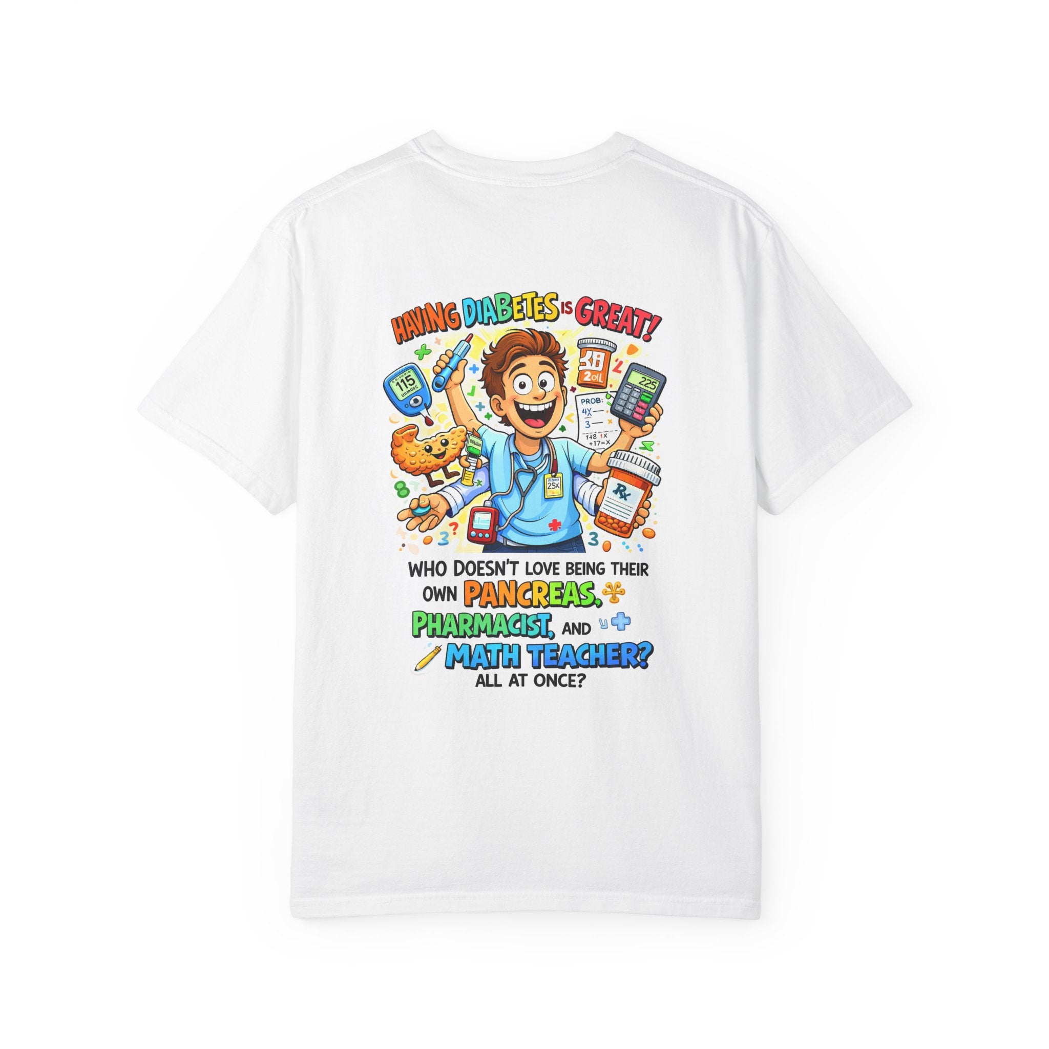 Funny Diabetes Awareness T-Shirt – Type 1 vs Type 2 Humor Tee | Unisex Graphic Shirt - Wear it proudly. Start conversations. Spread awareness.