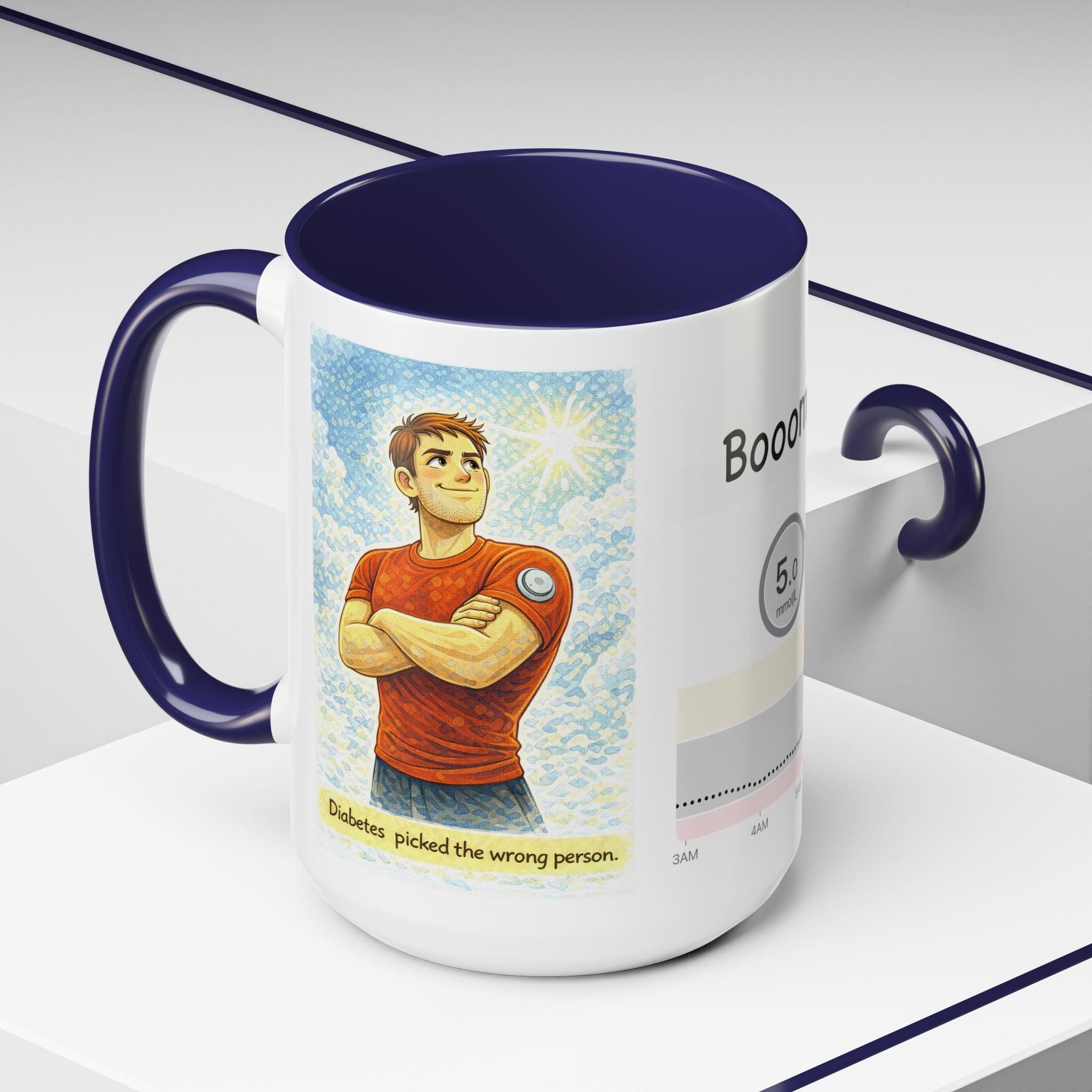“Diabetes Picked the Wrong Person” Inspirational Mug – Perfect Gift for Diabetics