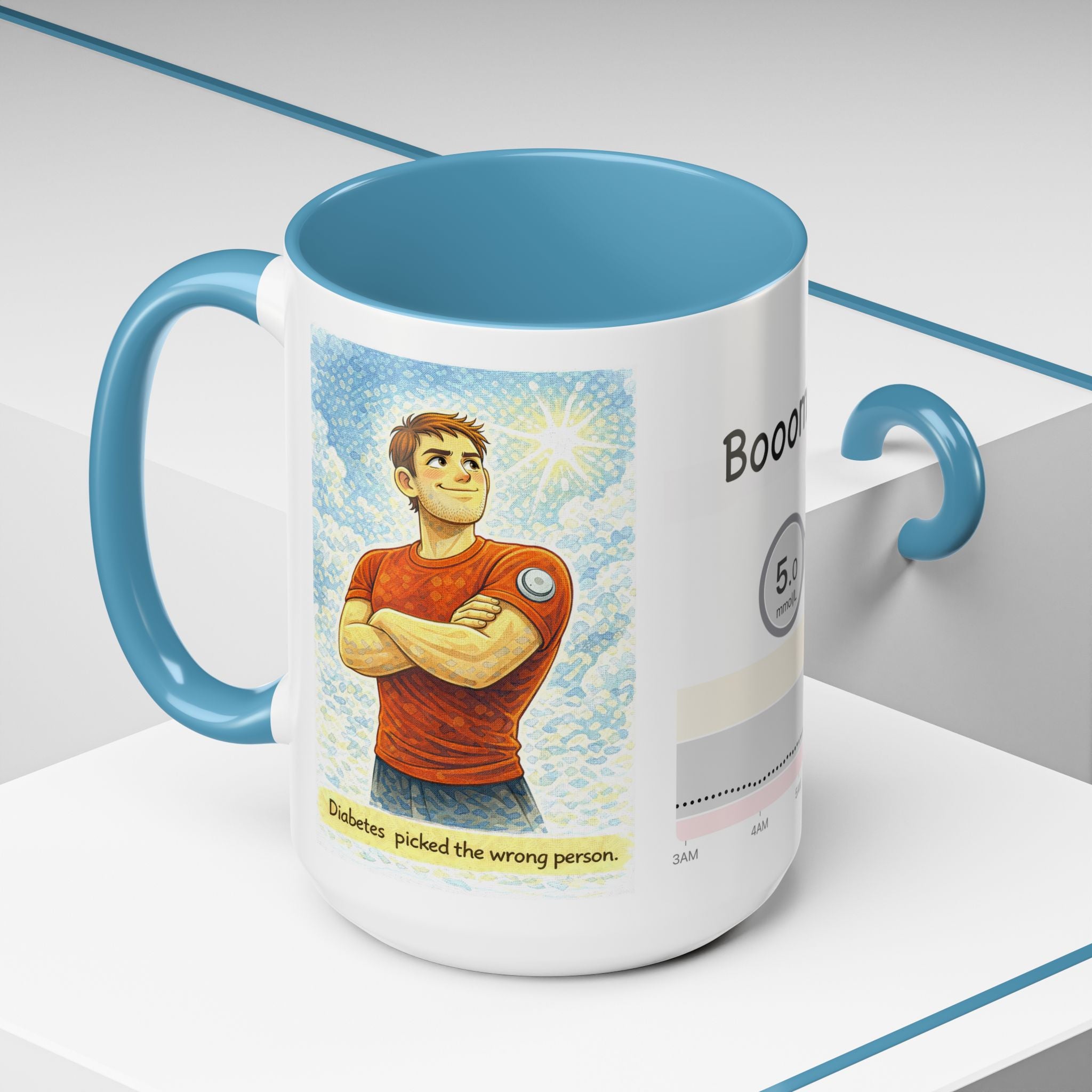 “Diabetes Picked the Wrong Person” Inspirational Mug – Perfect Gift for Diabetics