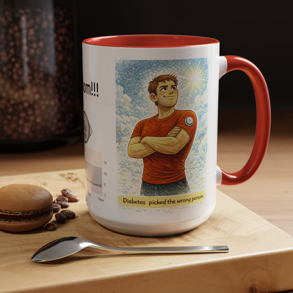 “Diabetes Picked the Wrong Person” Inspirational Mug – Perfect Gift for Diabetics