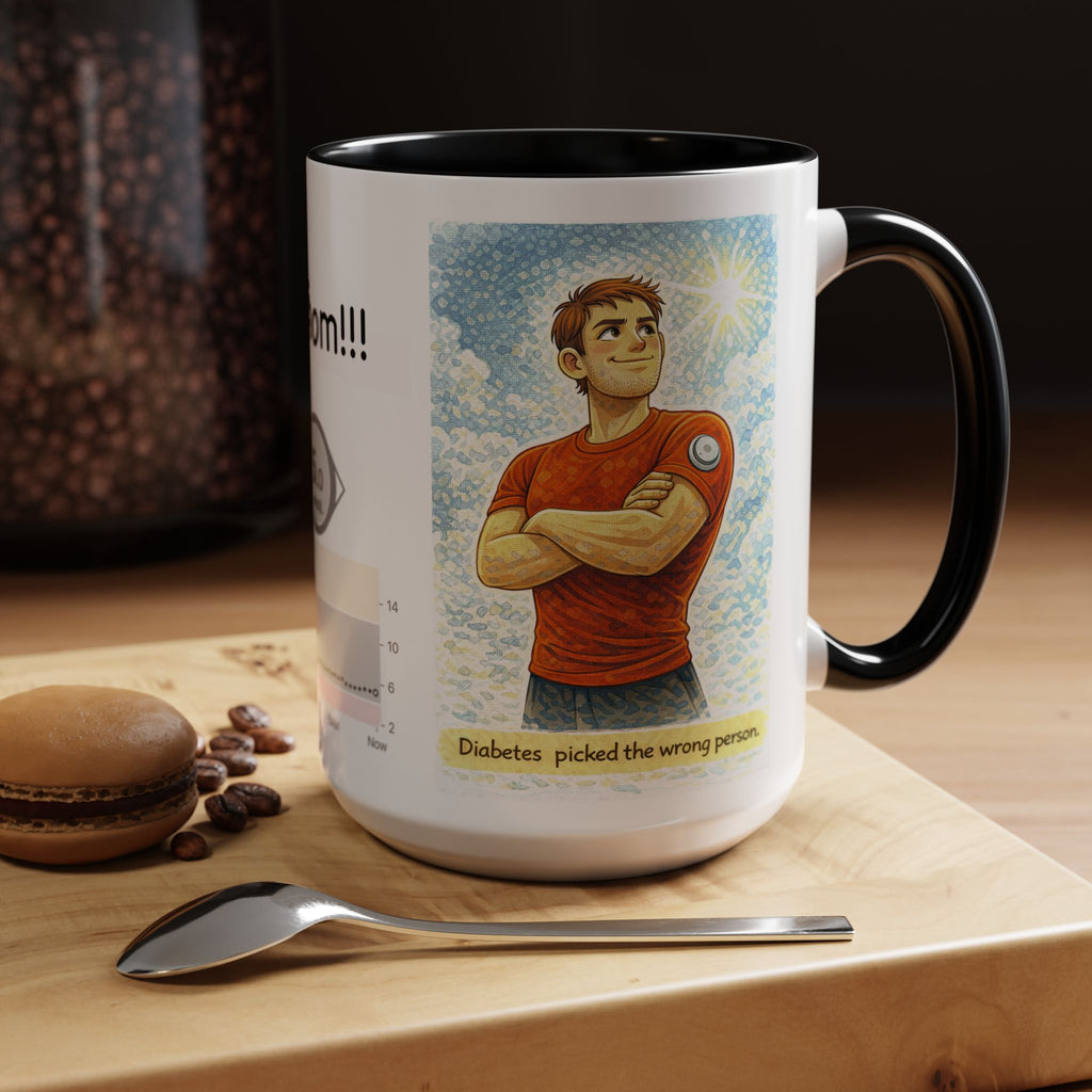 “Diabetes Picked the Wrong Person” Inspirational Mug – Perfect Gift for Diabetics