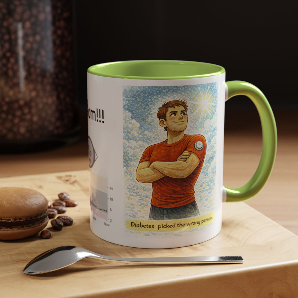 “Diabetes Picked the Wrong Person” Inspirational Mug – Perfect Gift for Diabetics