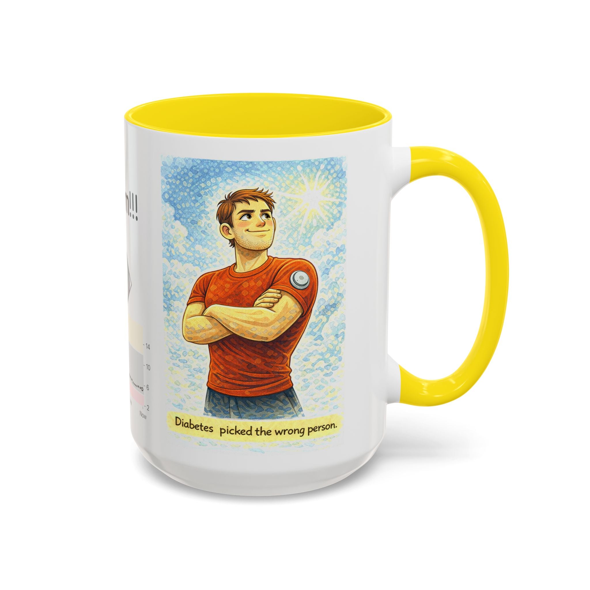 “Diabetes Picked the Wrong Person” Inspirational Mug – Perfect Gift for Diabetics