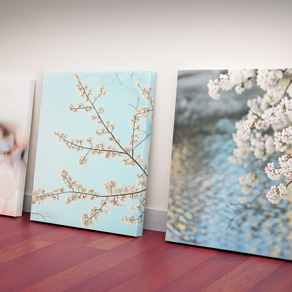 Jellyfish Canvas Print in Monochrome  — Black & White Ocean Wall Art