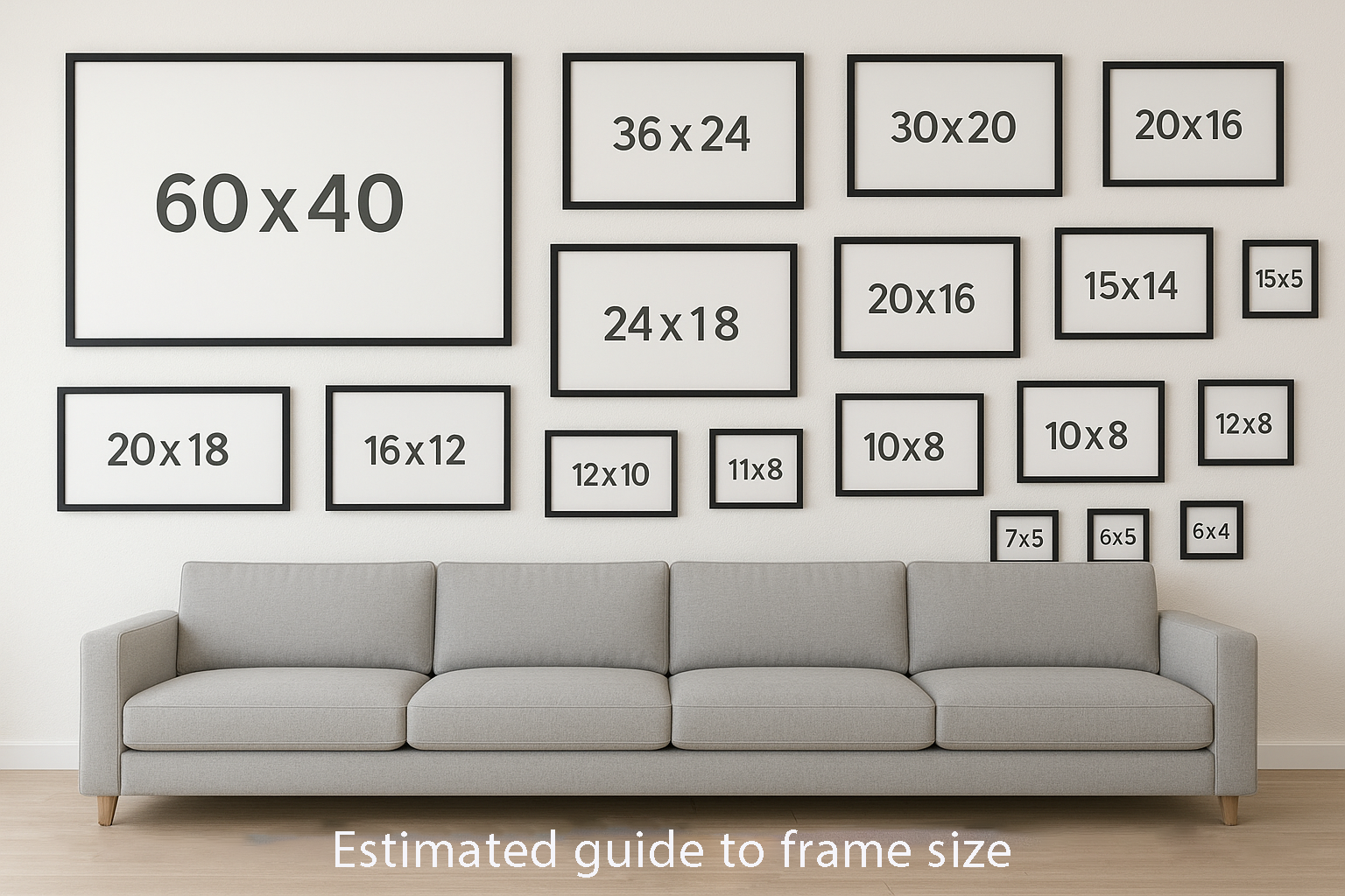 Jellyfish Canvas Print in Monochrome  — Black & White Ocean Wall Art