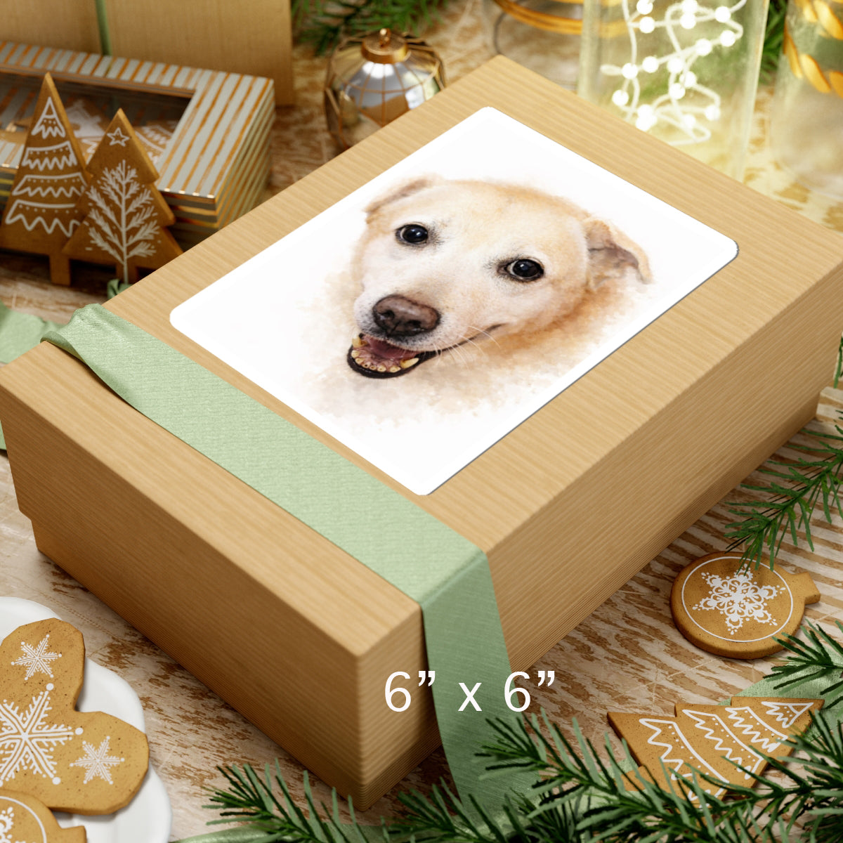 Turn Your Dog Into an Art piece on a Kiss-Cut Sticker