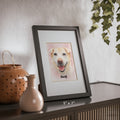 Turn Your Dog’s Photo Into a Beautiful Watercolour Portrait (Framed & Ready to Hang)