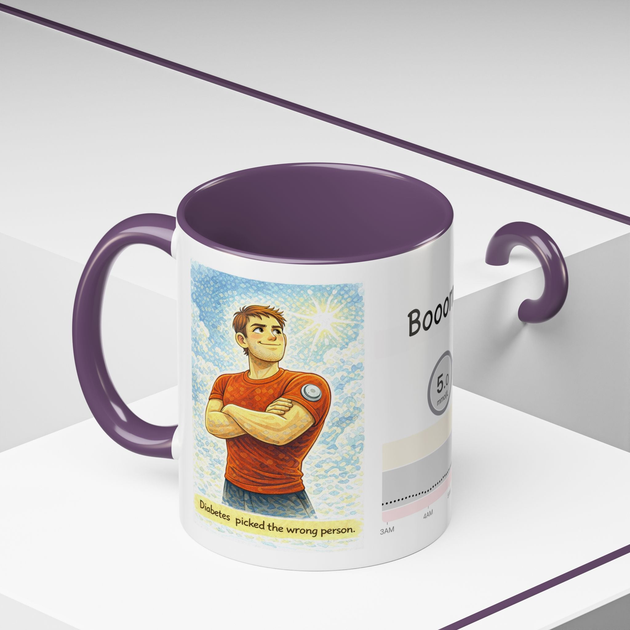 “Diabetes Picked the Wrong Person” Inspirational Mug – Perfect Gift for Diabetics