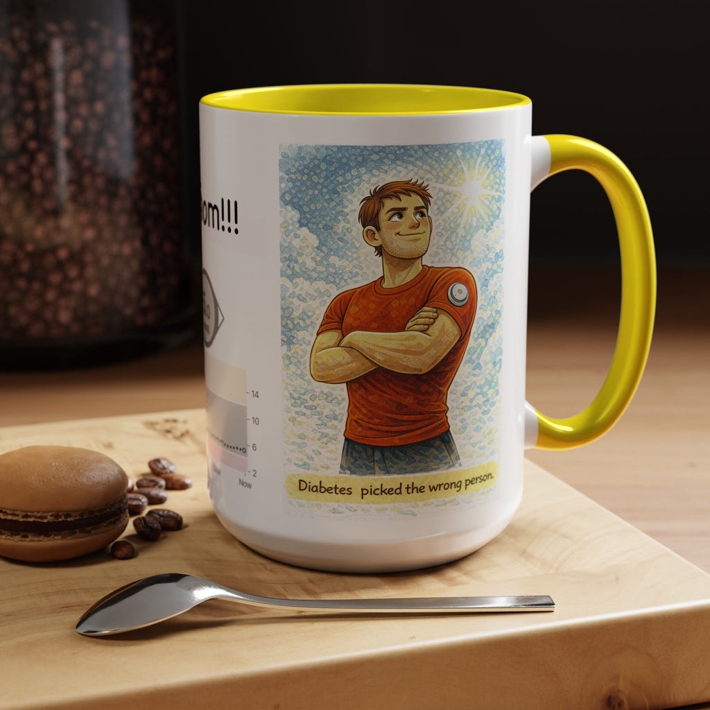 “Diabetes Picked the Wrong Person” Inspirational Mug – Perfect Gift for Diabetics