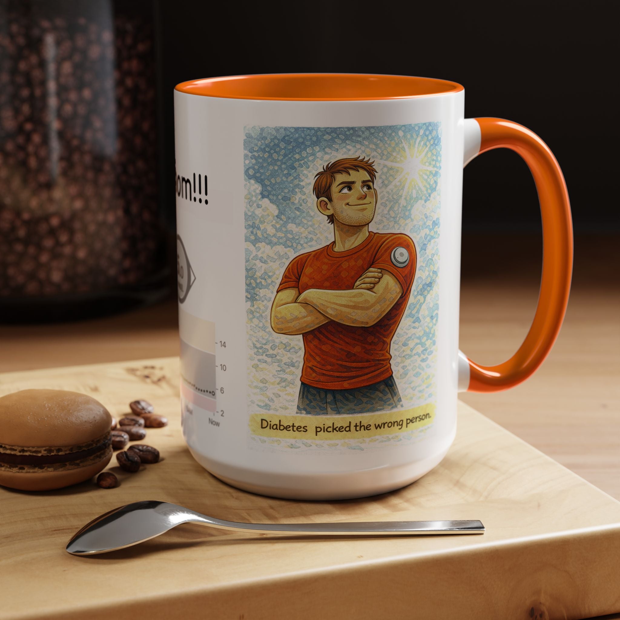 “Diabetes Picked the Wrong Person” Inspirational Mug – Perfect Gift for Diabetics