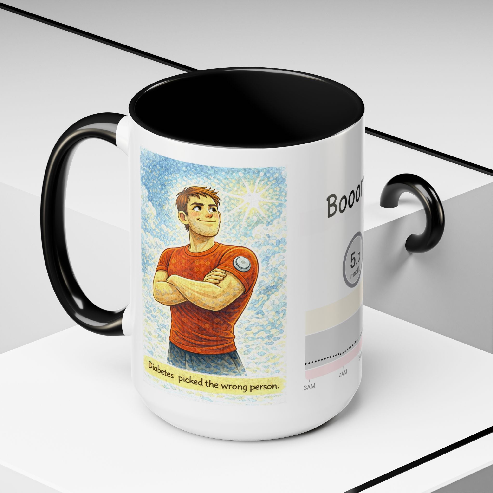 “Diabetes Picked the Wrong Person” Inspirational Mug – Perfect Gift for Diabetics