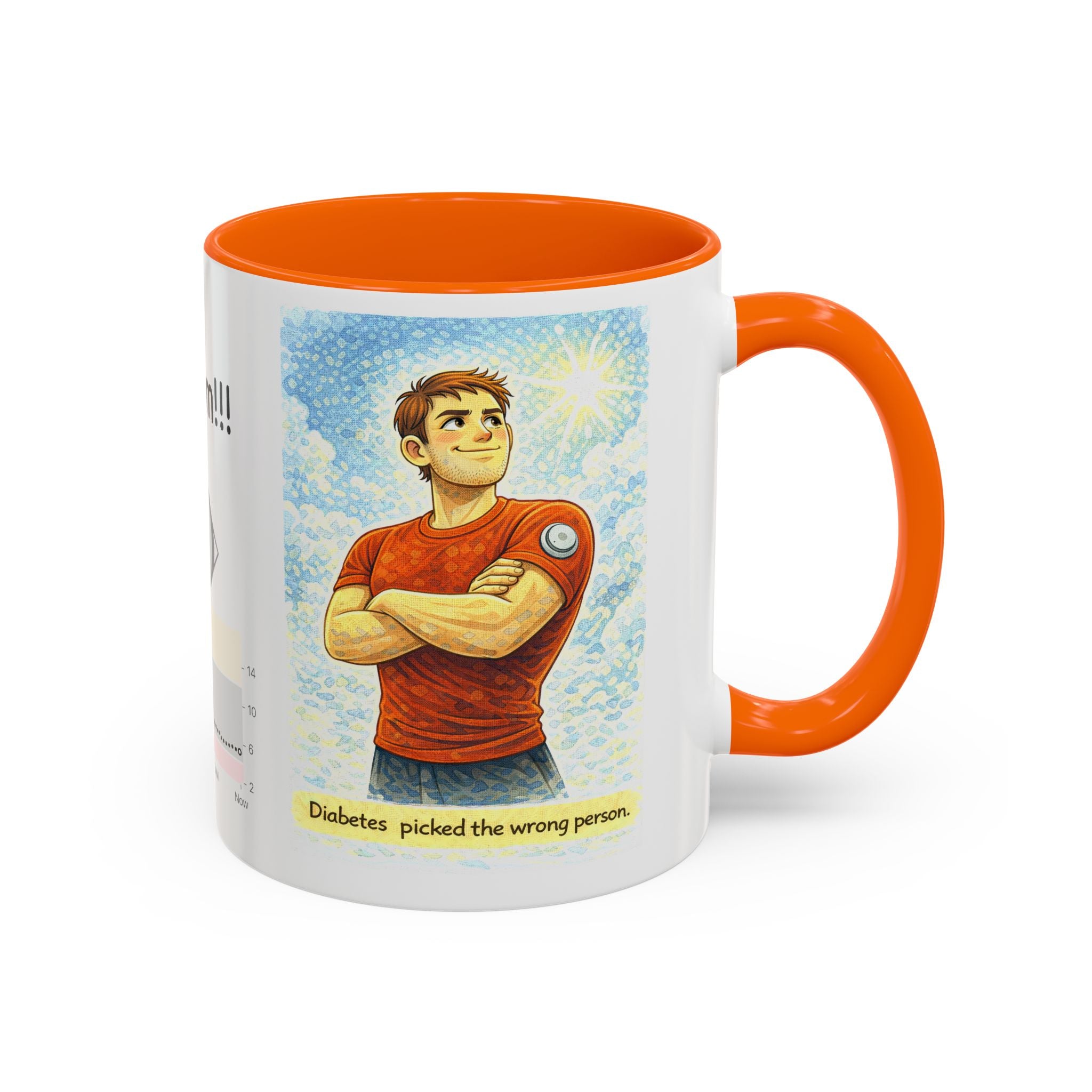 “Diabetes Picked the Wrong Person” Inspirational Mug – Perfect Gift for Diabetics
