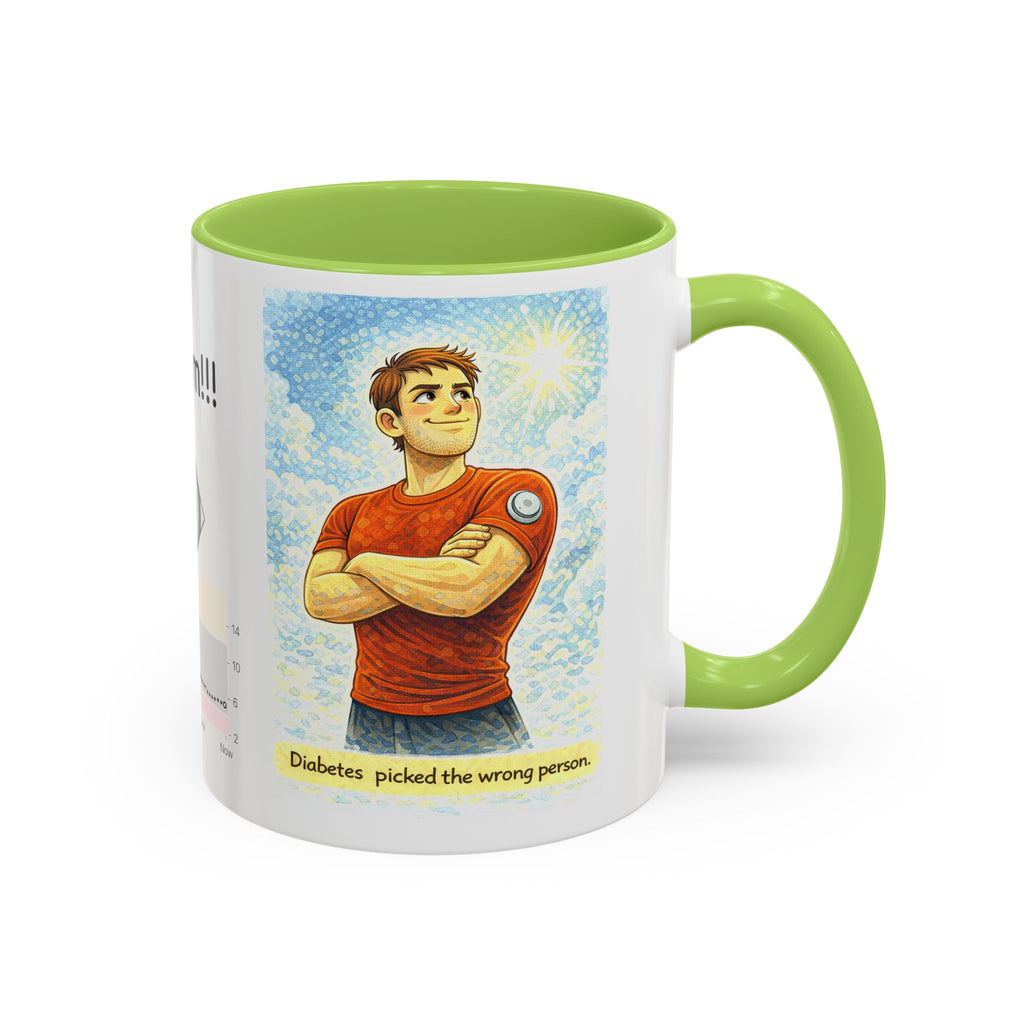 “Diabetes Picked the Wrong Person” Inspirational Mug – Perfect Gift for Diabetics