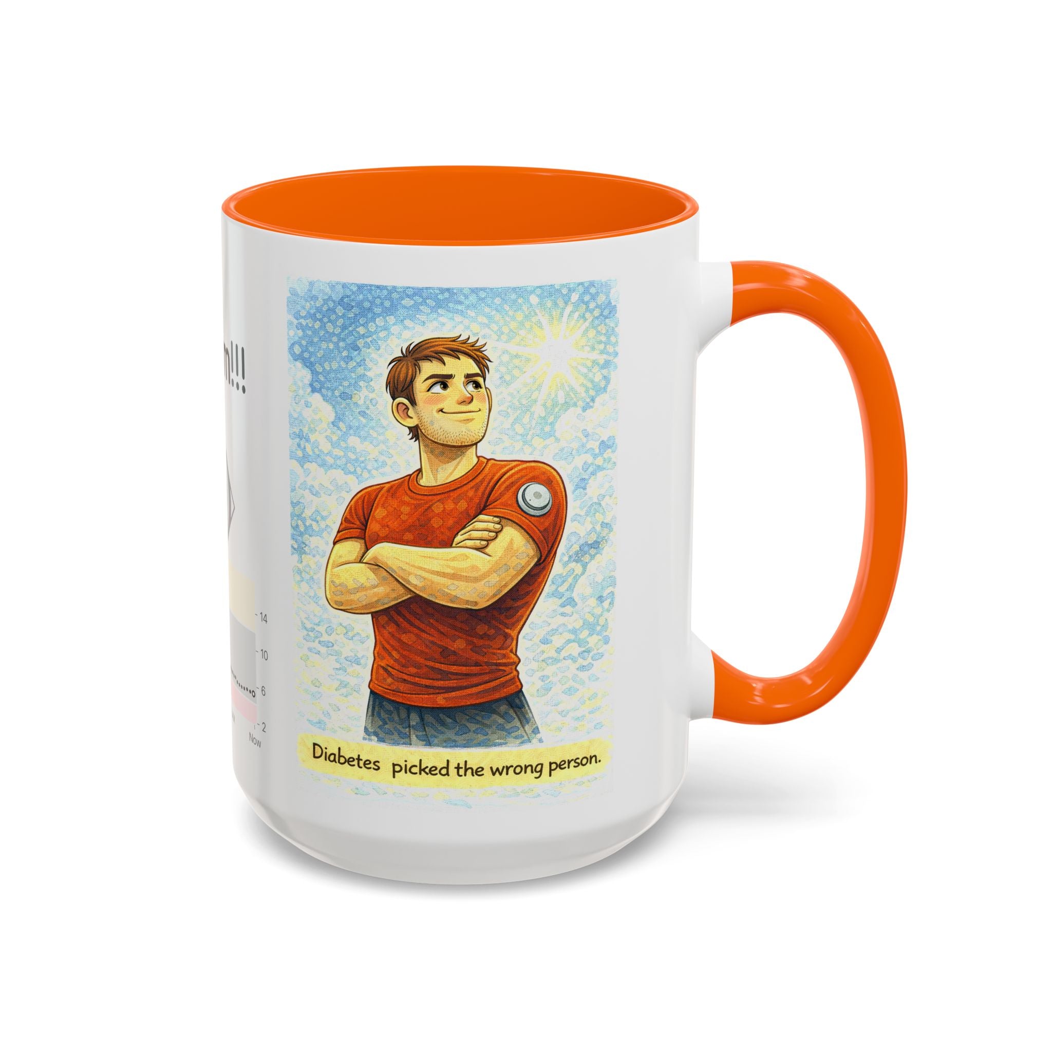 “Diabetes Picked the Wrong Person” Inspirational Mug – Perfect Gift for Diabetics