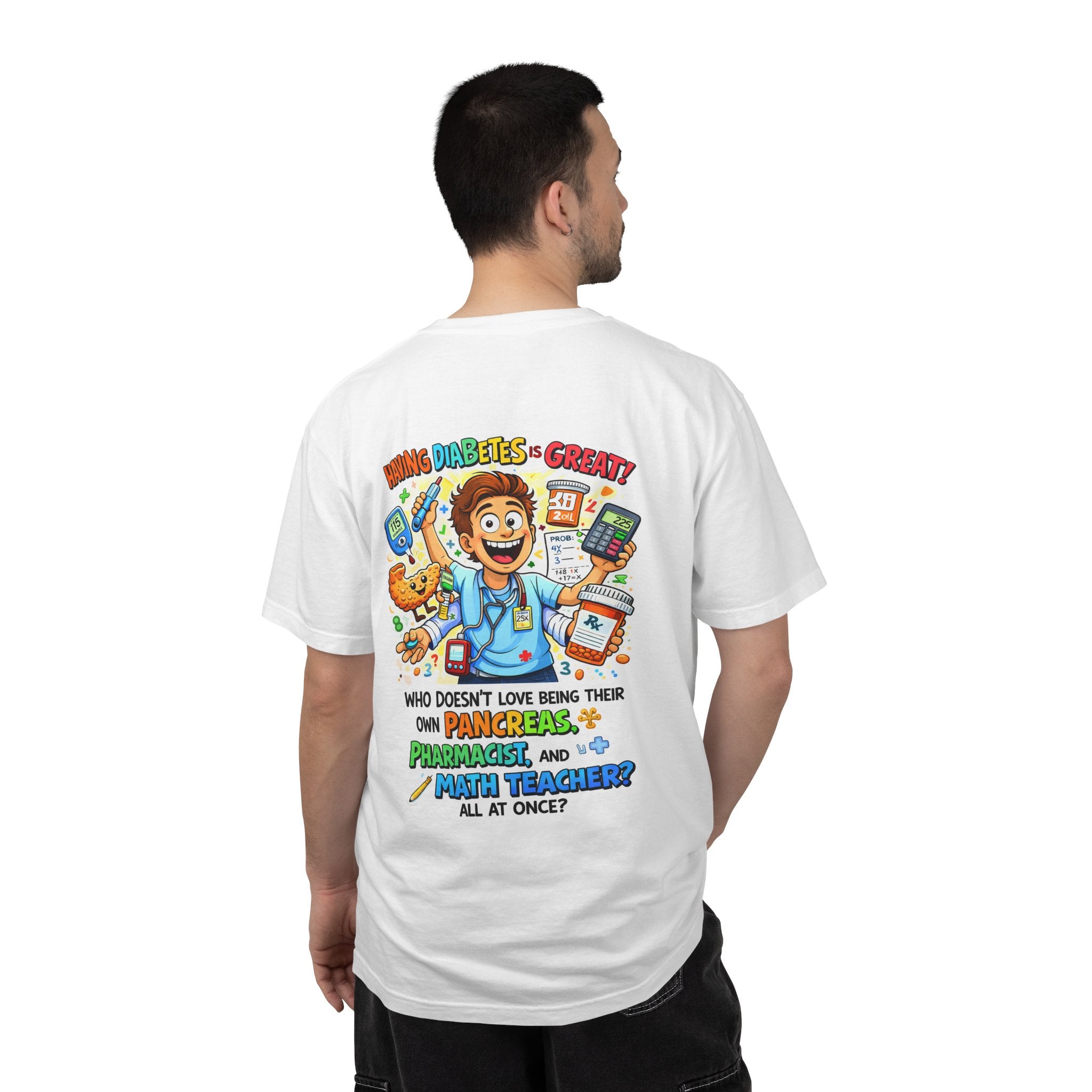 Funny Diabetes Awareness T-Shirt – Type 1 vs Type 2 Humor Tee | Unisex Graphic Shirt - Wear it proudly. Start conversations. Spread awareness.