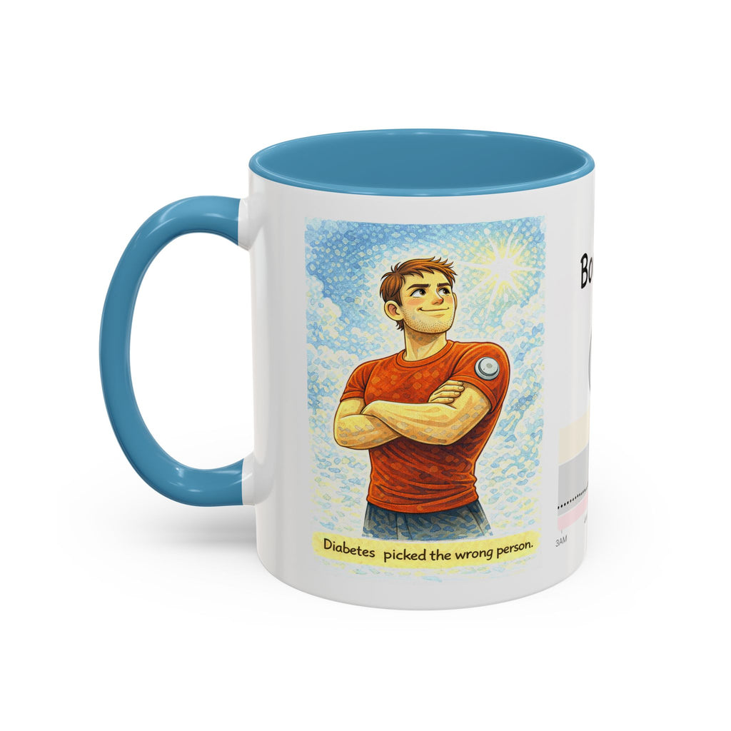 “Diabetes Picked the Wrong Person” Inspirational Mug – Perfect Gift for Diabetics