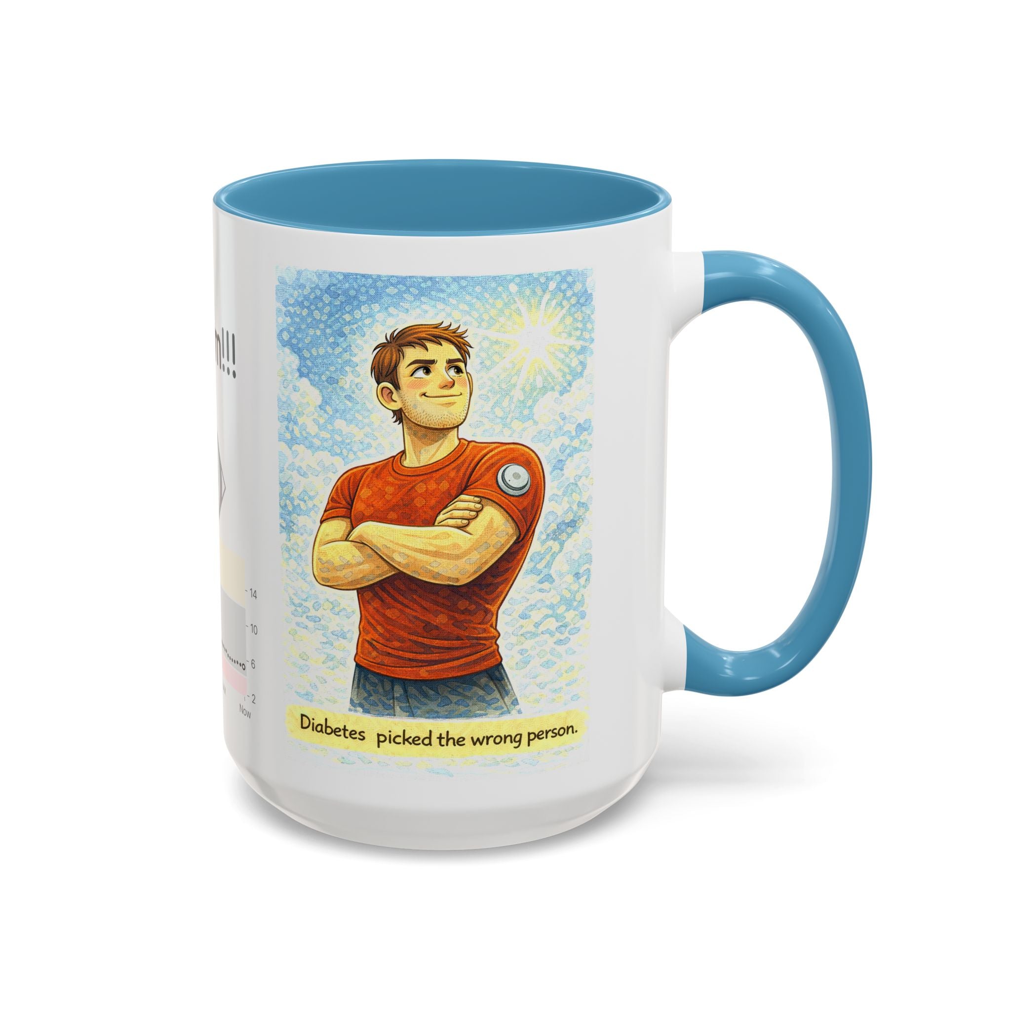 “Diabetes Picked the Wrong Person” Inspirational Mug – Perfect Gift for Diabetics