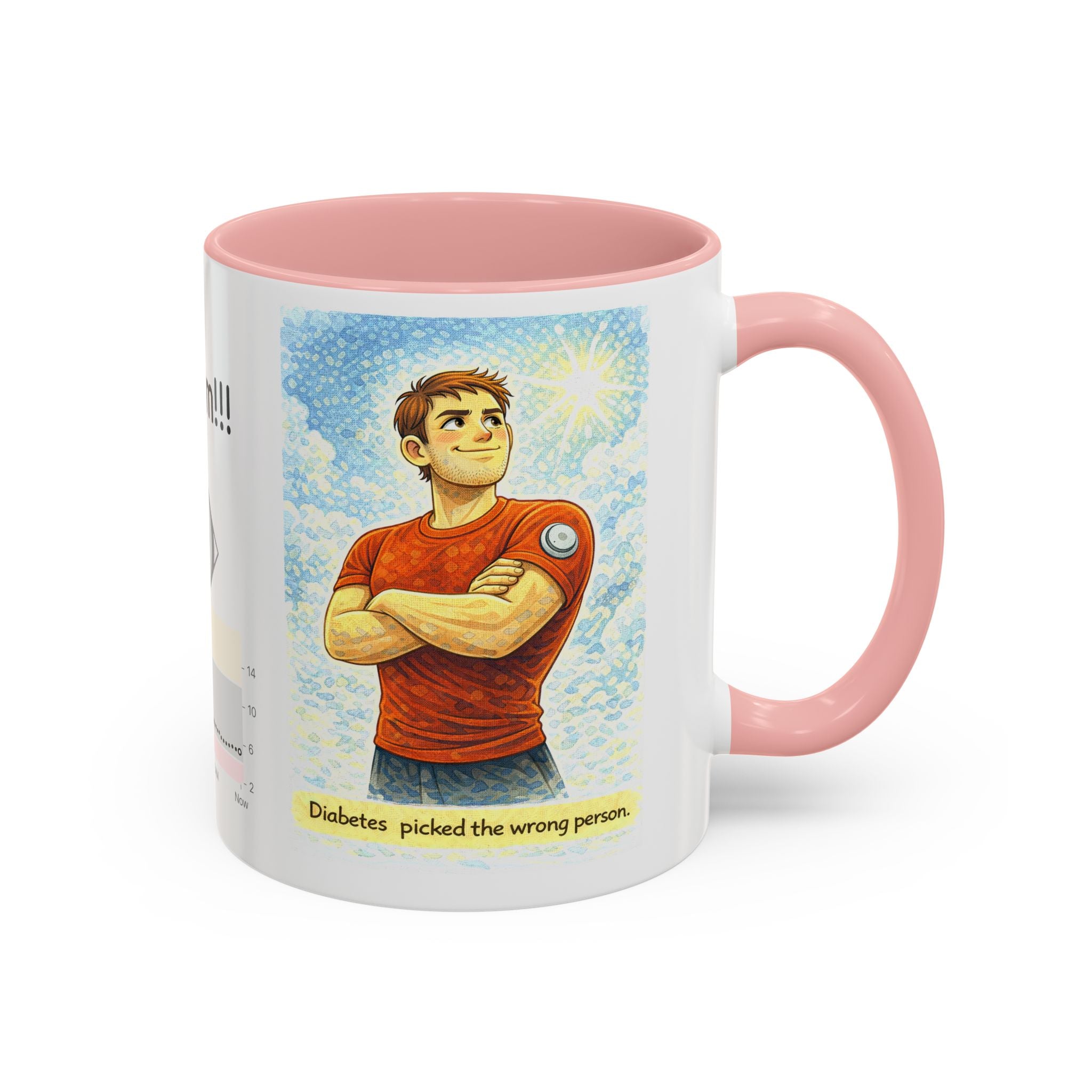 “Diabetes Picked the Wrong Person” Inspirational Mug – Perfect Gift for Diabetics