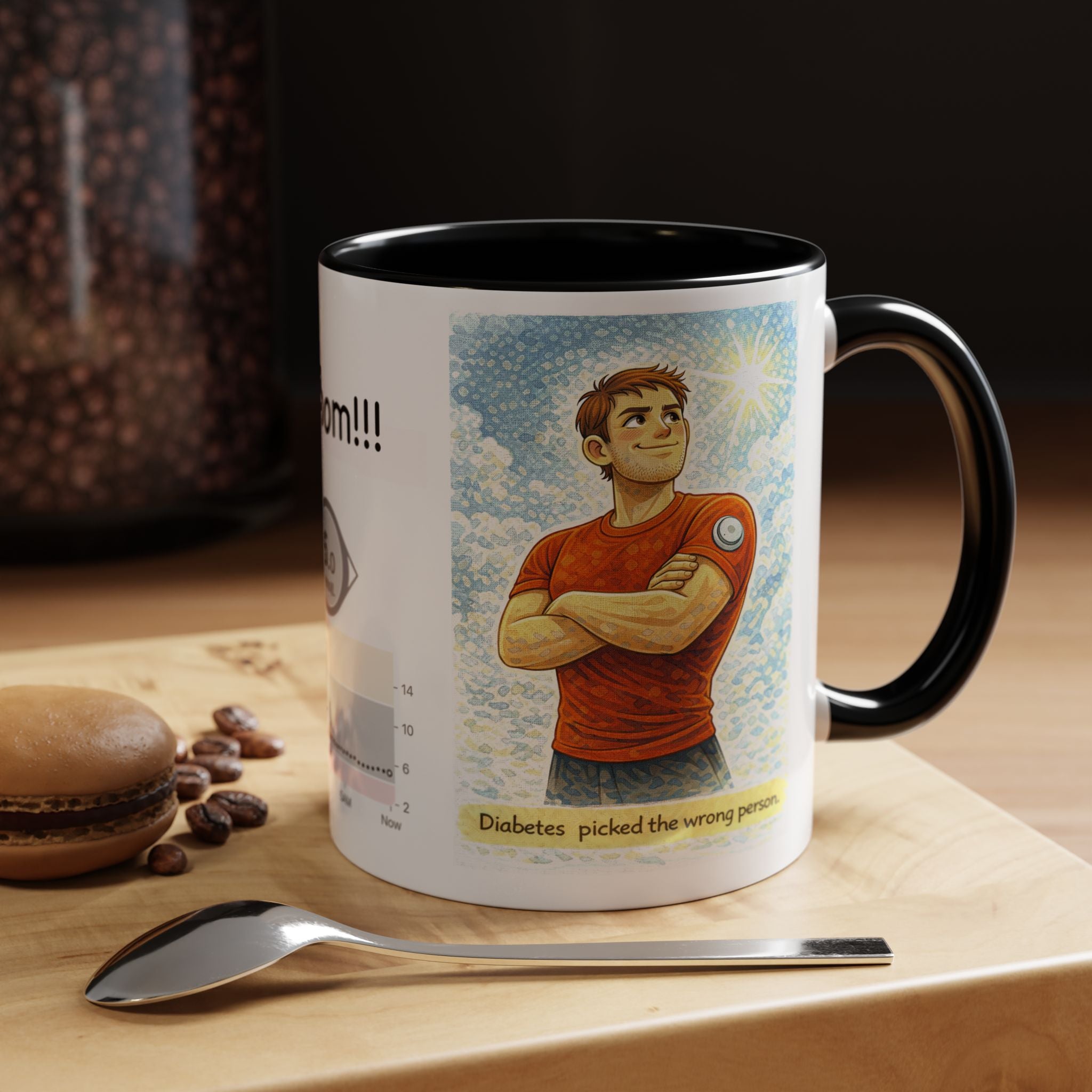 “Diabetes Picked the Wrong Person” Inspirational Mug – Perfect Gift for Diabetics