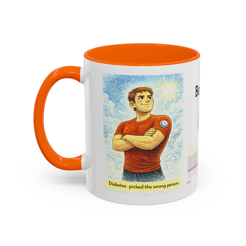 “Diabetes Picked the Wrong Person” Inspirational Mug – Perfect Gift for Diabetics