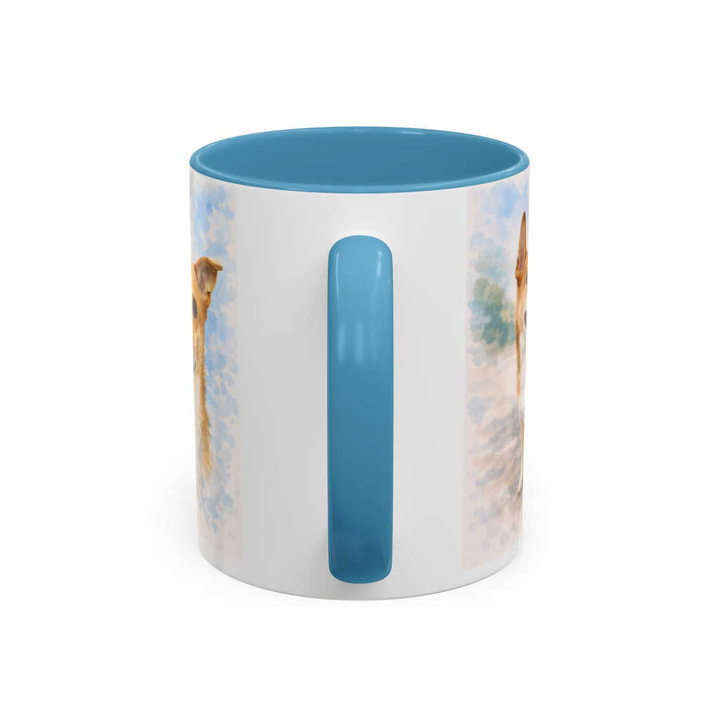 Your Coffee Mug Personalized With Your Dog's photo as Watercolor Art
