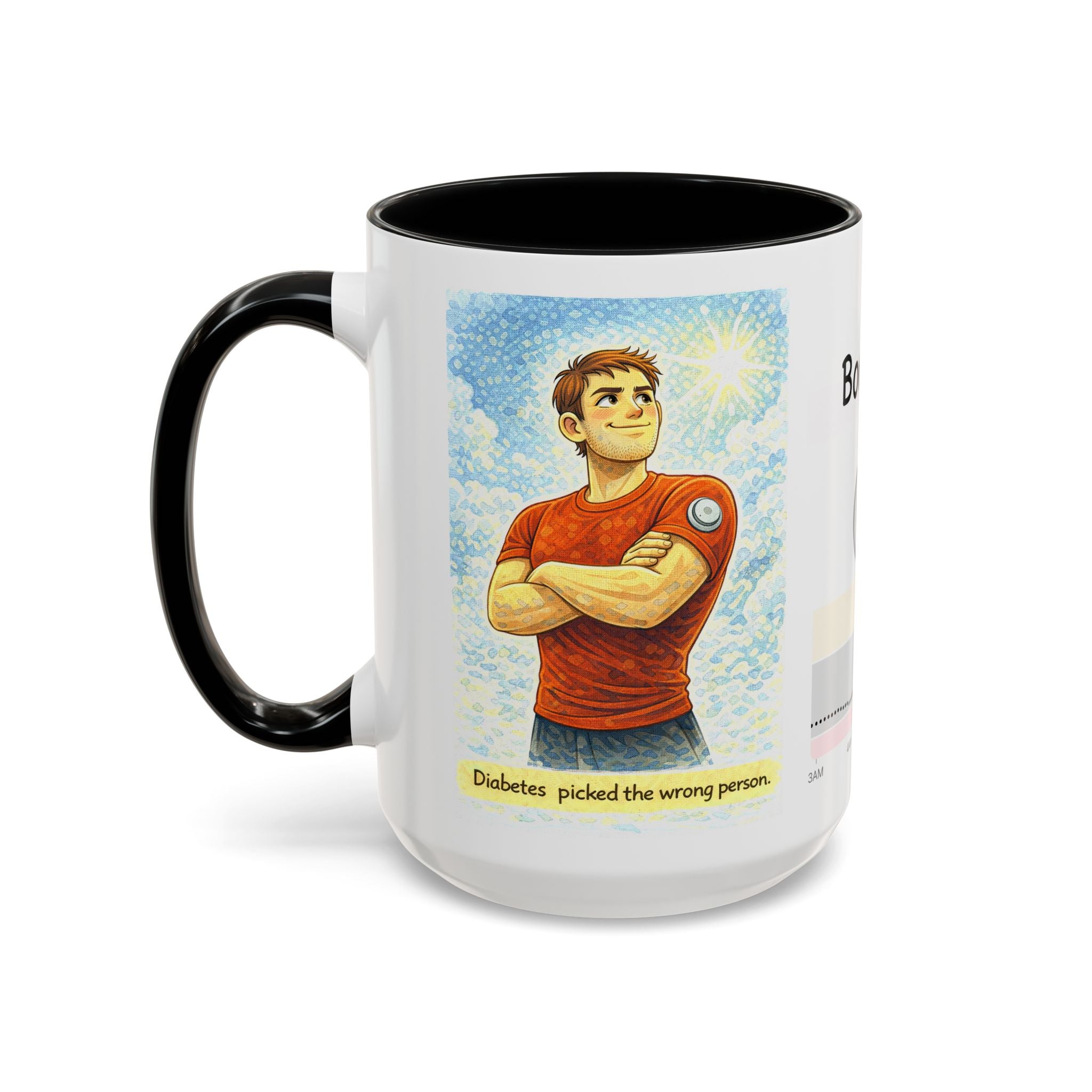 “Diabetes Picked the Wrong Person” Inspirational Mug – Perfect Gift for Diabetics