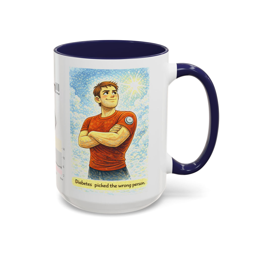 “Diabetes Picked the Wrong Person” Inspirational Mug – Perfect Gift for Diabetics