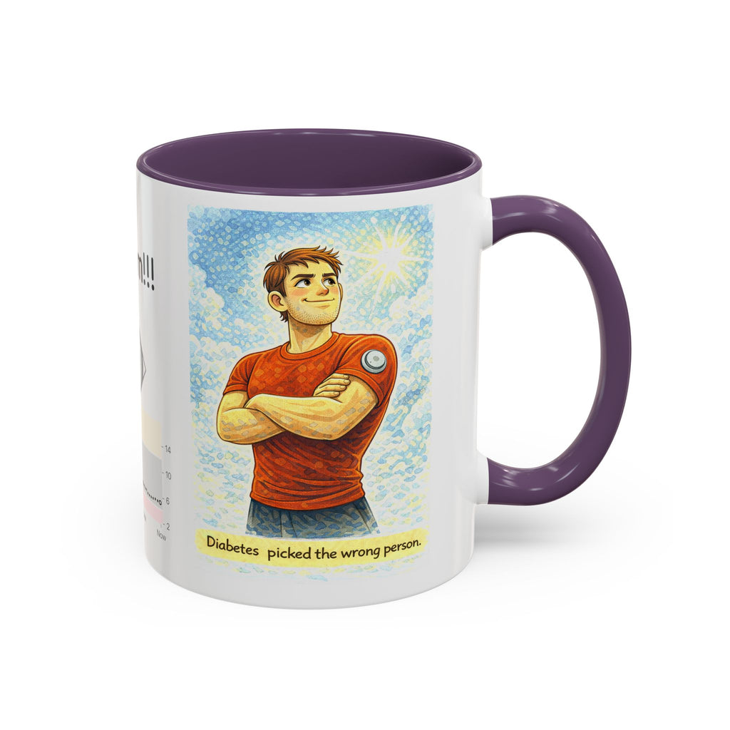 “Diabetes Picked the Wrong Person” Inspirational Mug – Perfect Gift for Diabetics