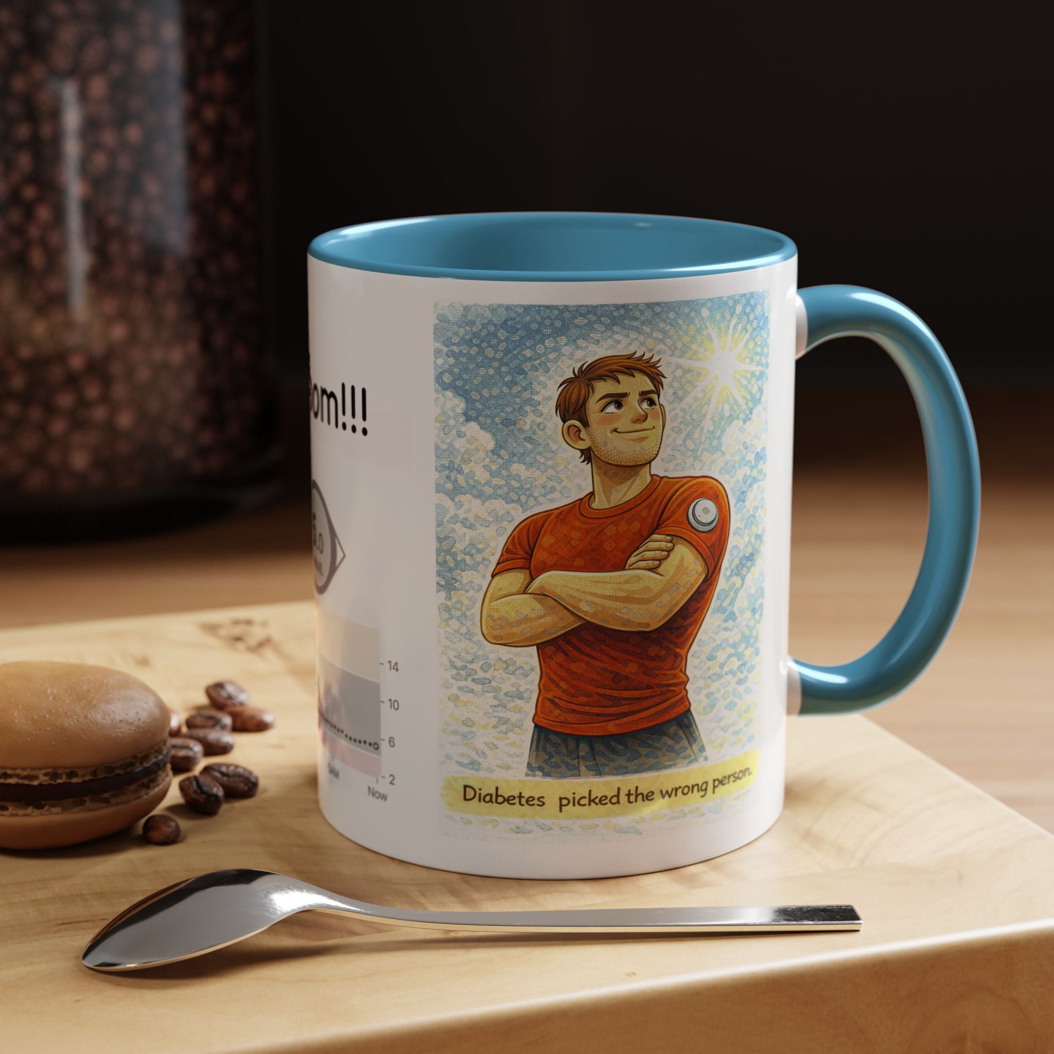 “Diabetes Picked the Wrong Person” Inspirational Mug – Perfect Gift for Diabetics