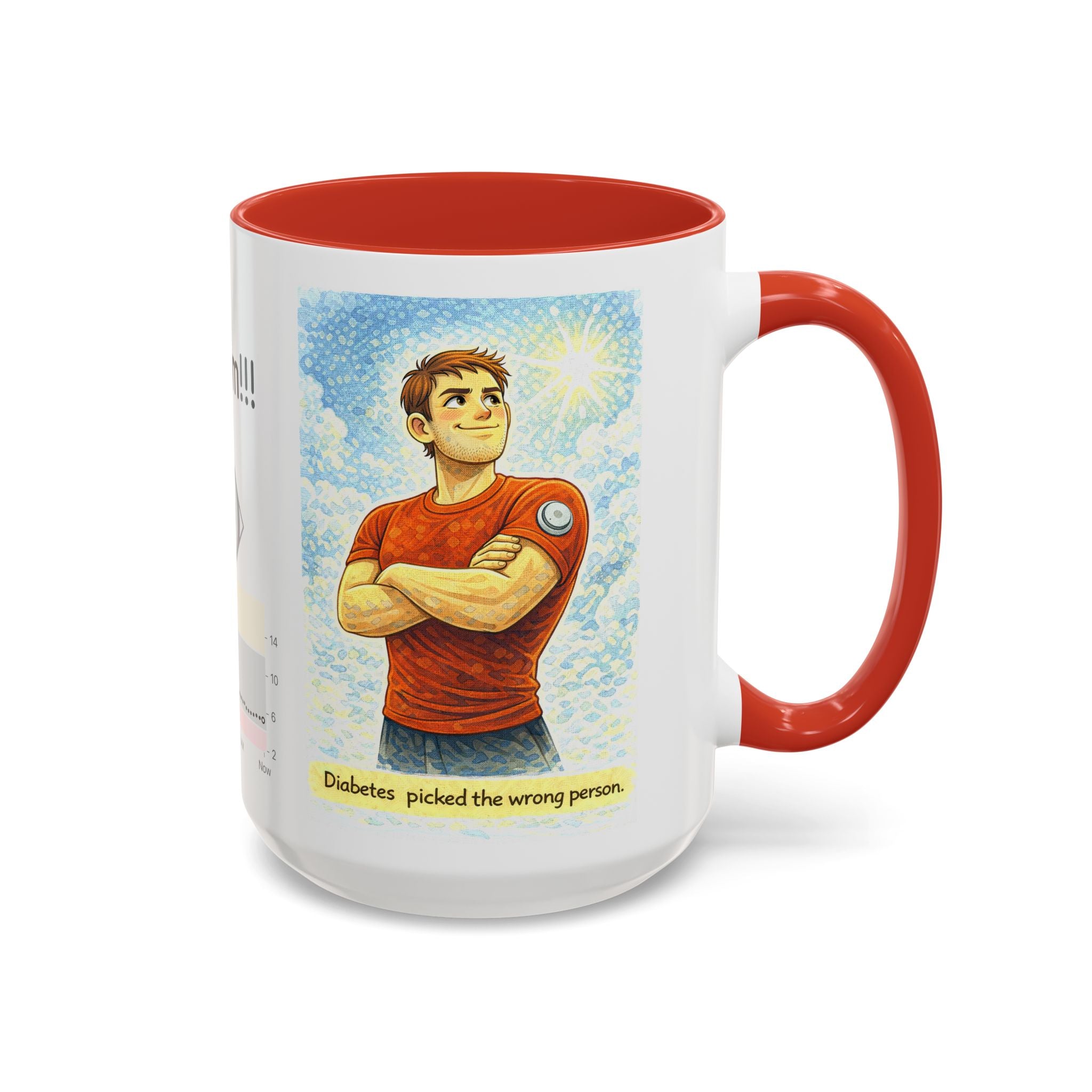“Diabetes Picked the Wrong Person” Inspirational Mug – Perfect Gift for Diabetics