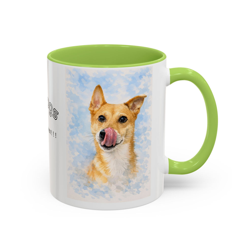 Your Coffee Mug Personalized With Your Dog's photo as Watercolor Art