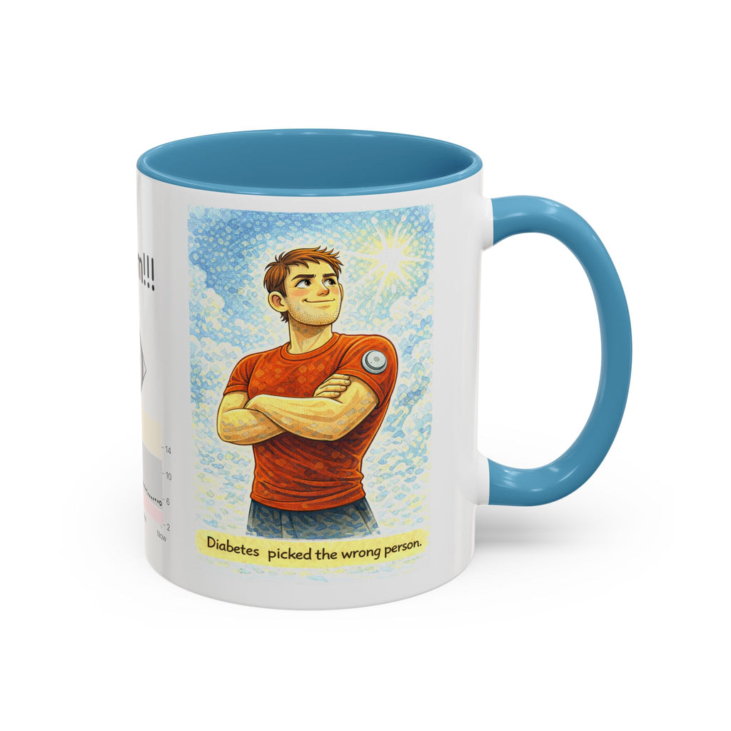 “Diabetes Picked the Wrong Person” Inspirational Mug – Perfect Gift for Diabetics