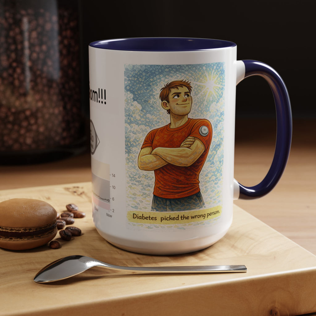 “Diabetes Picked the Wrong Person” Inspirational Mug – Perfect Gift for Diabetics