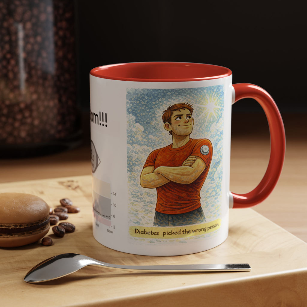 “Diabetes Picked the Wrong Person” Inspirational Mug – Perfect Gift for Diabetics