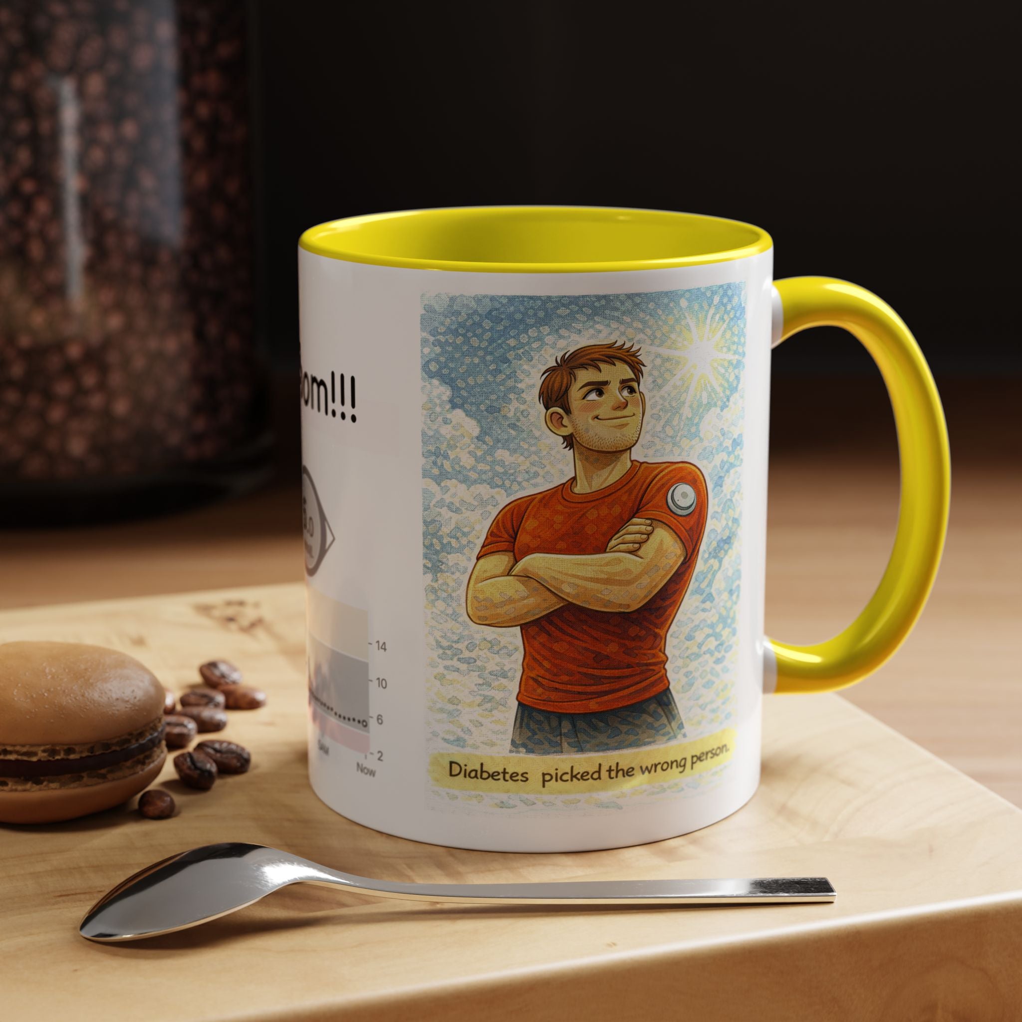 “Diabetes Picked the Wrong Person” Inspirational Mug – Perfect Gift for Diabetics