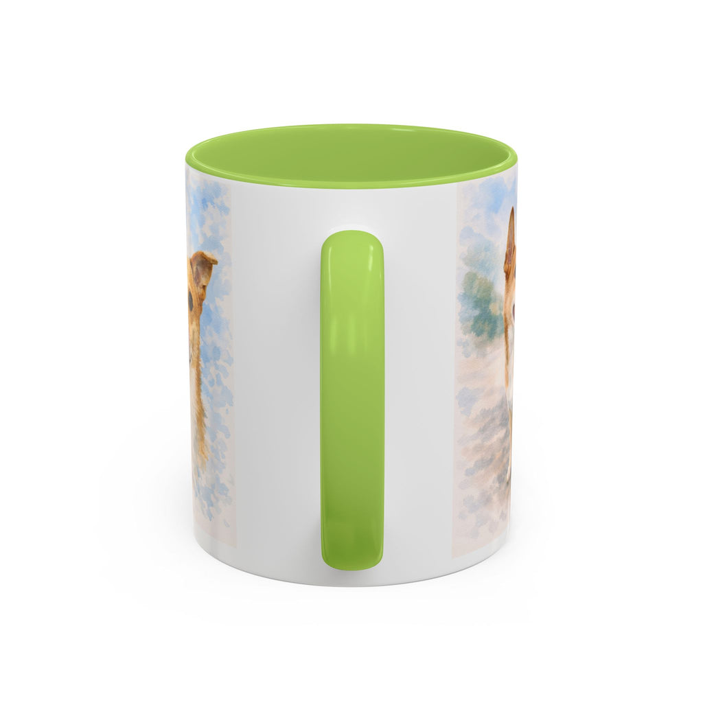Your Coffee Mug Personalized With Your Dog's photo as Watercolor Art