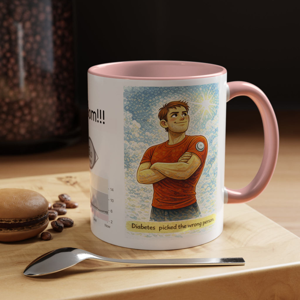 “Diabetes Picked the Wrong Person” Inspirational Mug – Perfect Gift for Diabetics