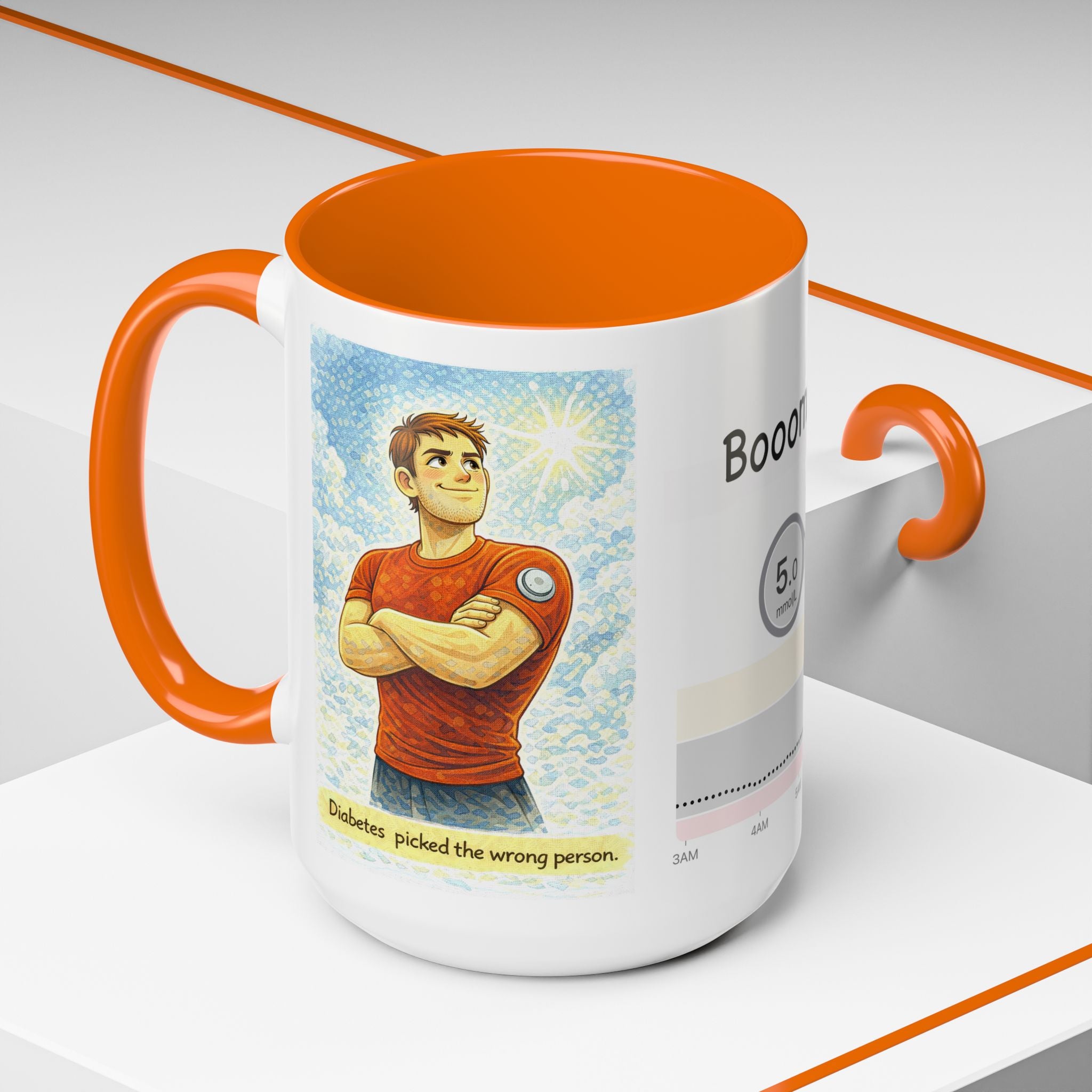 “Diabetes Picked the Wrong Person” Inspirational Mug – Perfect Gift for Diabetics