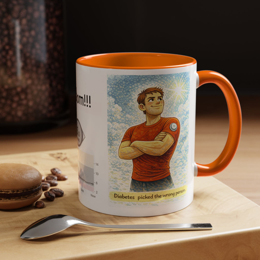 “Diabetes Picked the Wrong Person” Inspirational Mug – Perfect Gift for Diabetics